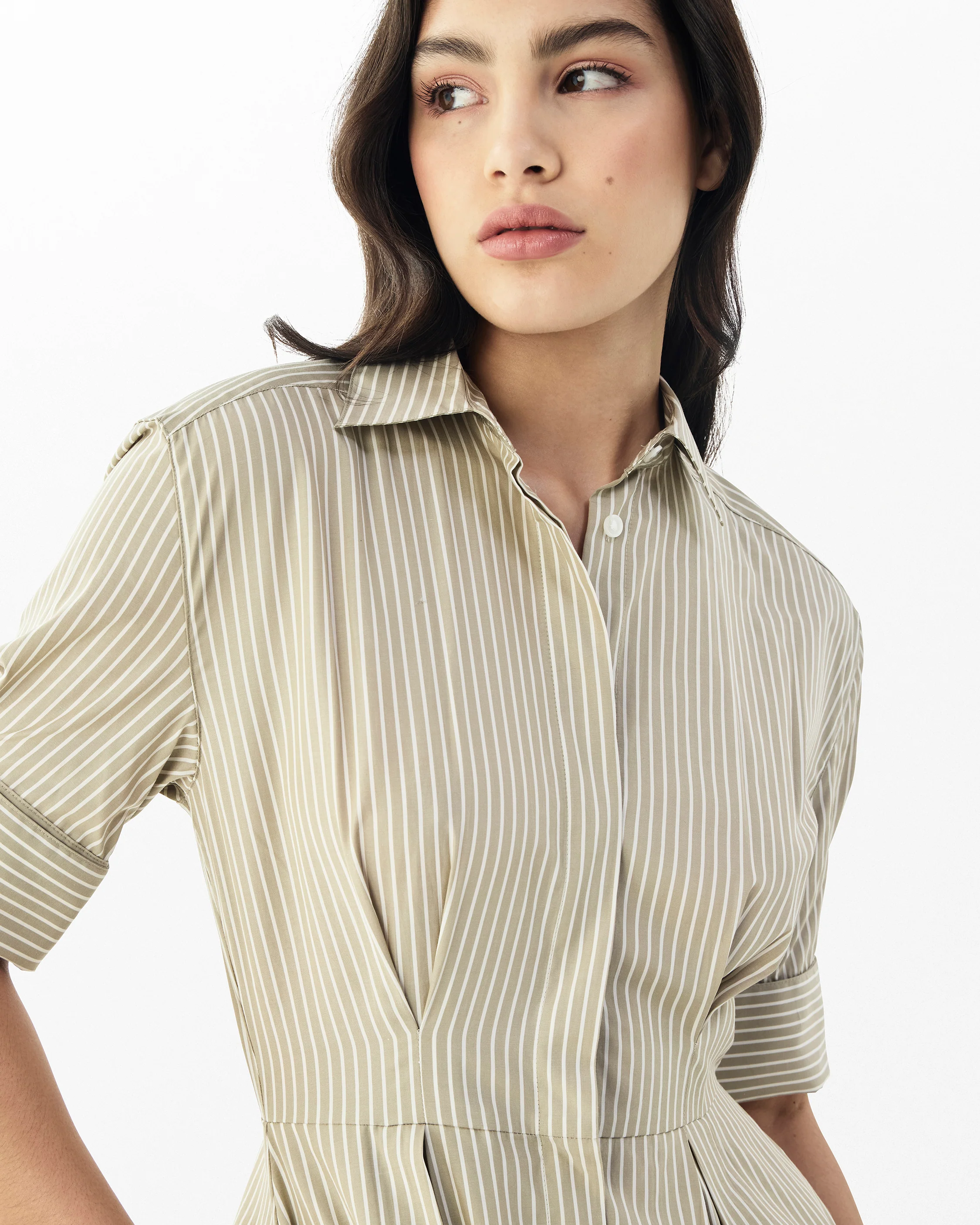 Aiden Stripe Poplin Dress - Image 3