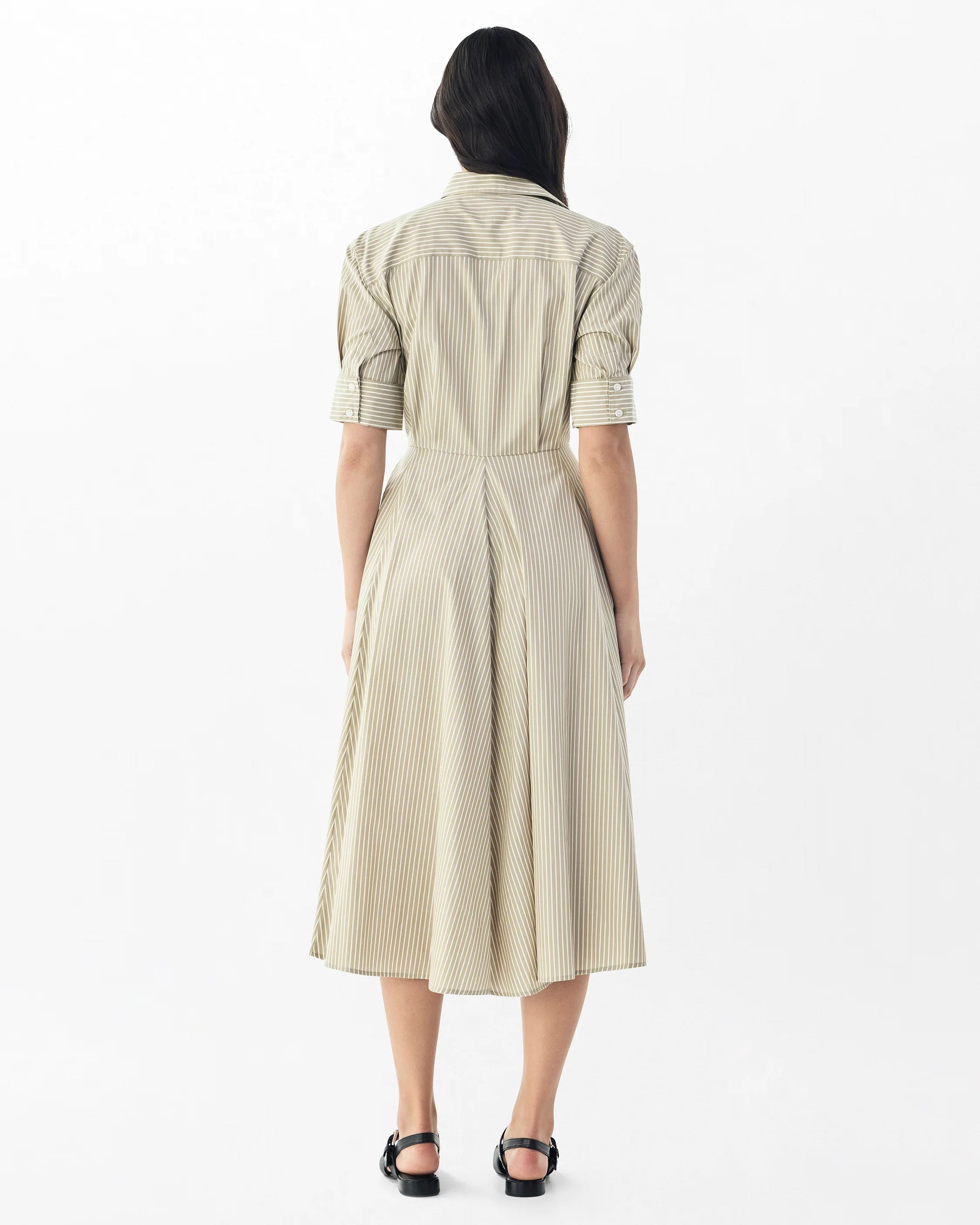 Aiden Stripe Poplin Dress - Image 5