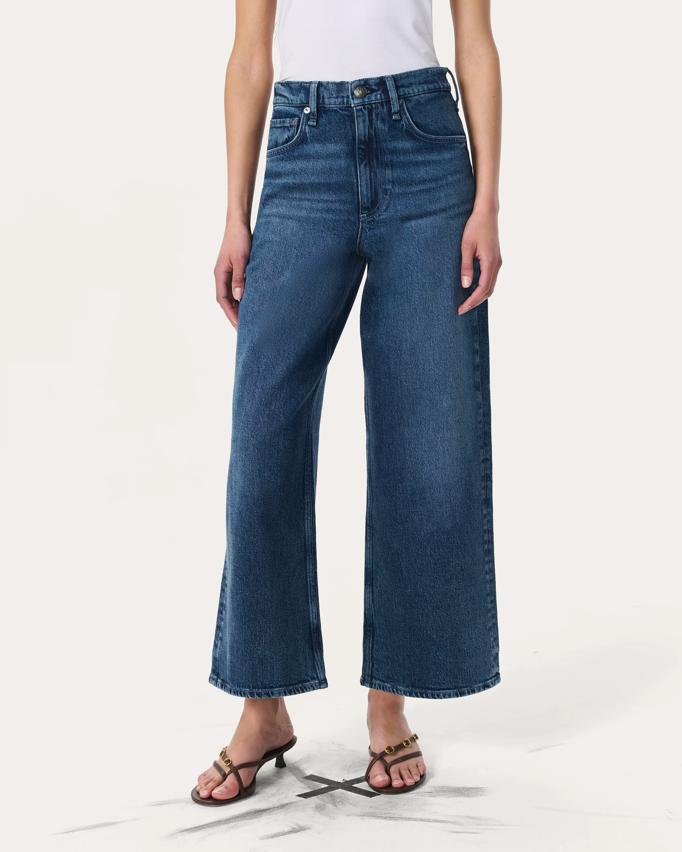 Andi Ankle Wide-Leg Jeans - Image 3