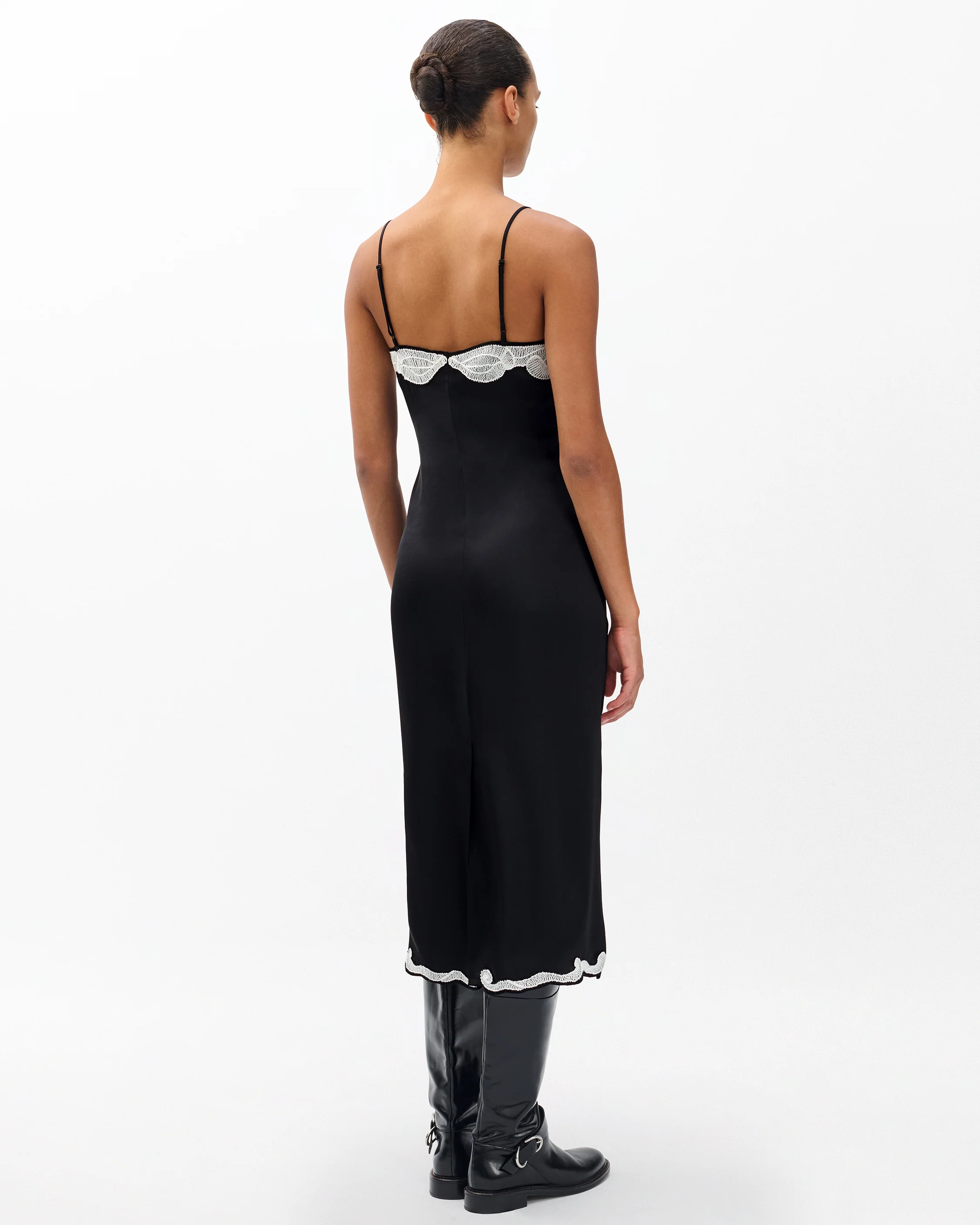 Ann Embroidered Slip Dress - Image 6