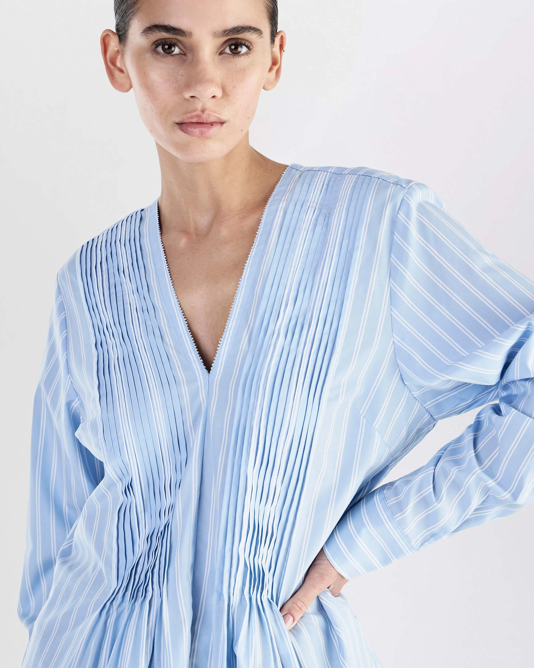 Asher Striped Cotton Top - Image 5