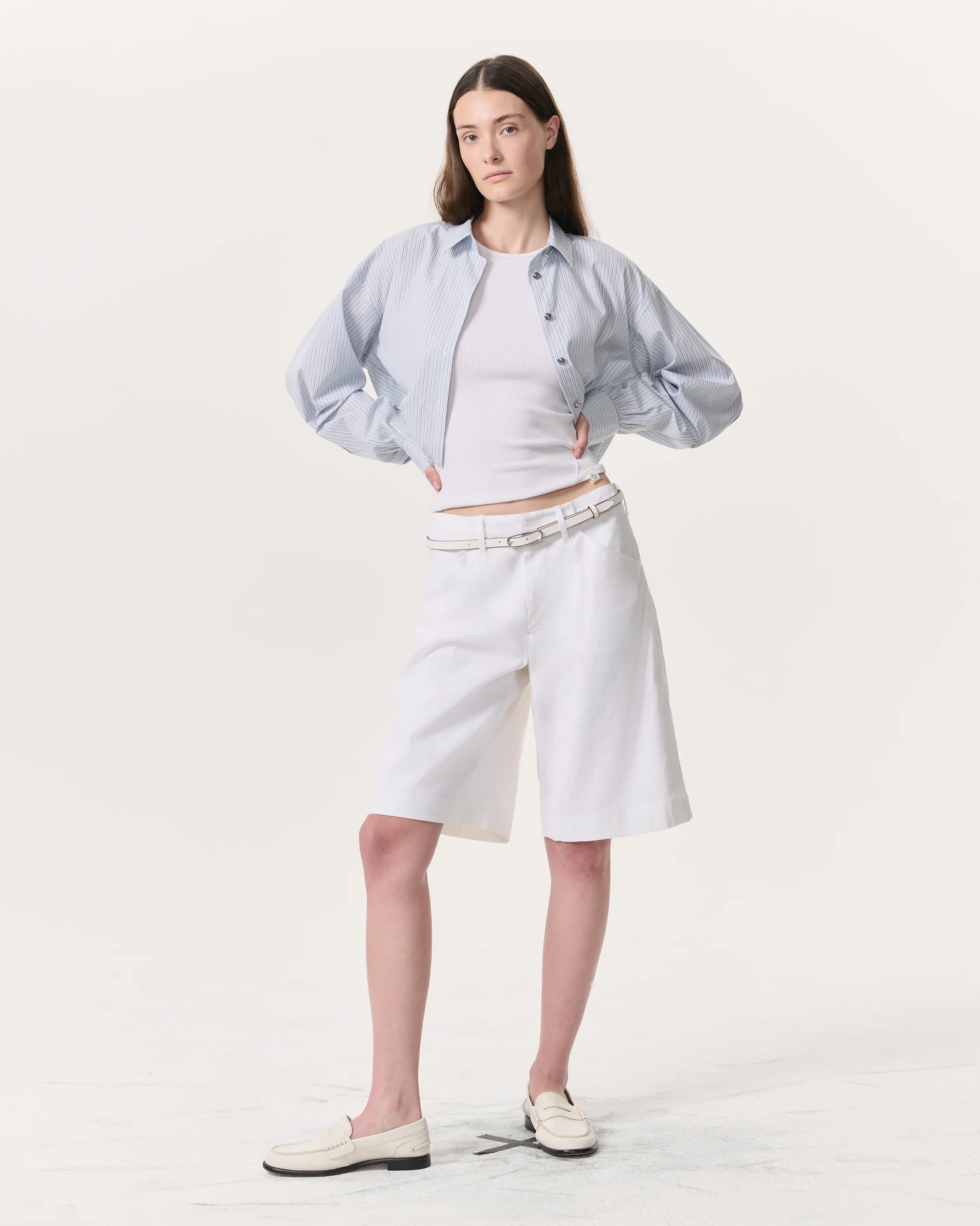 Banks Linen-Blend Shorts