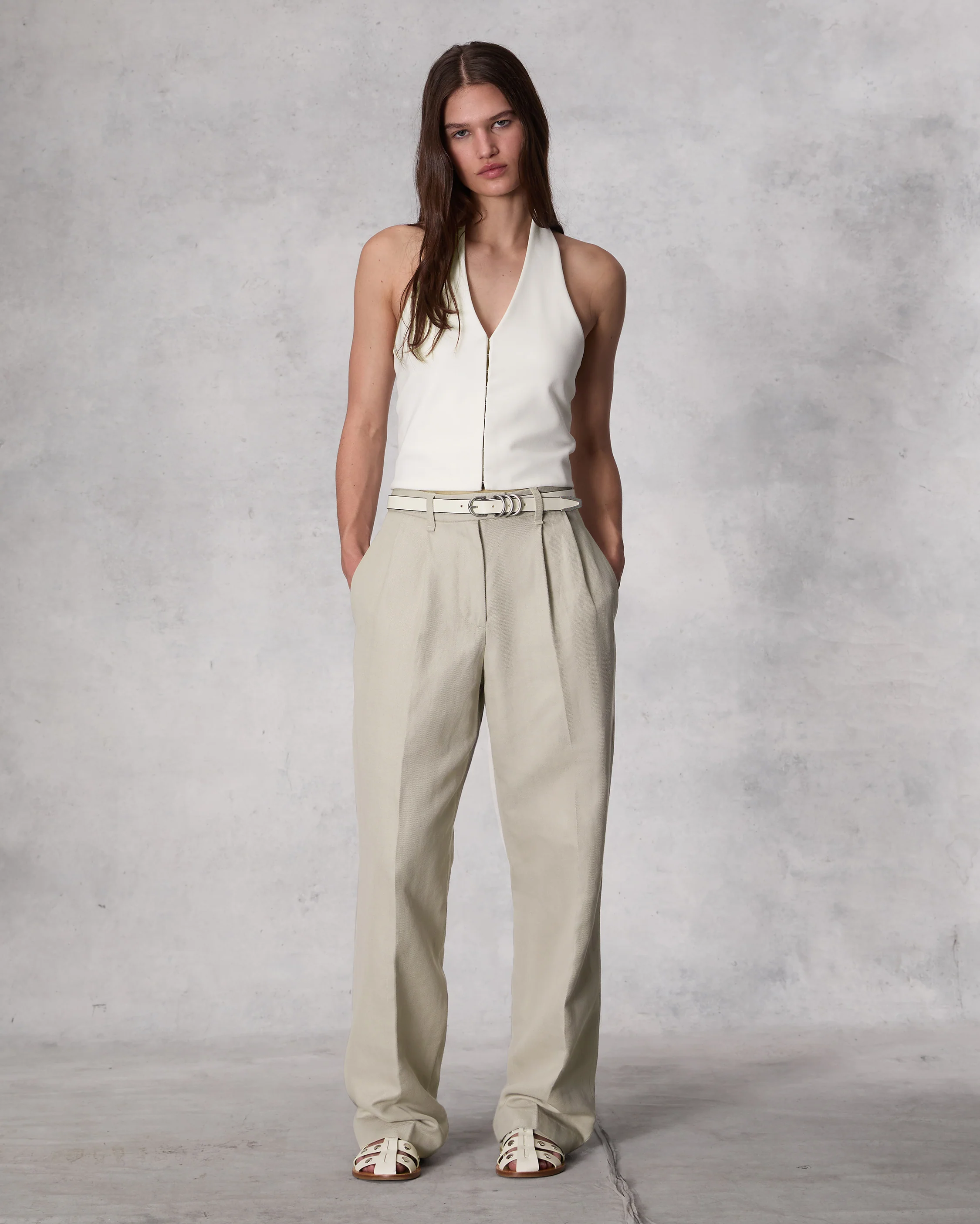 Newman Cotton-Linen Pant