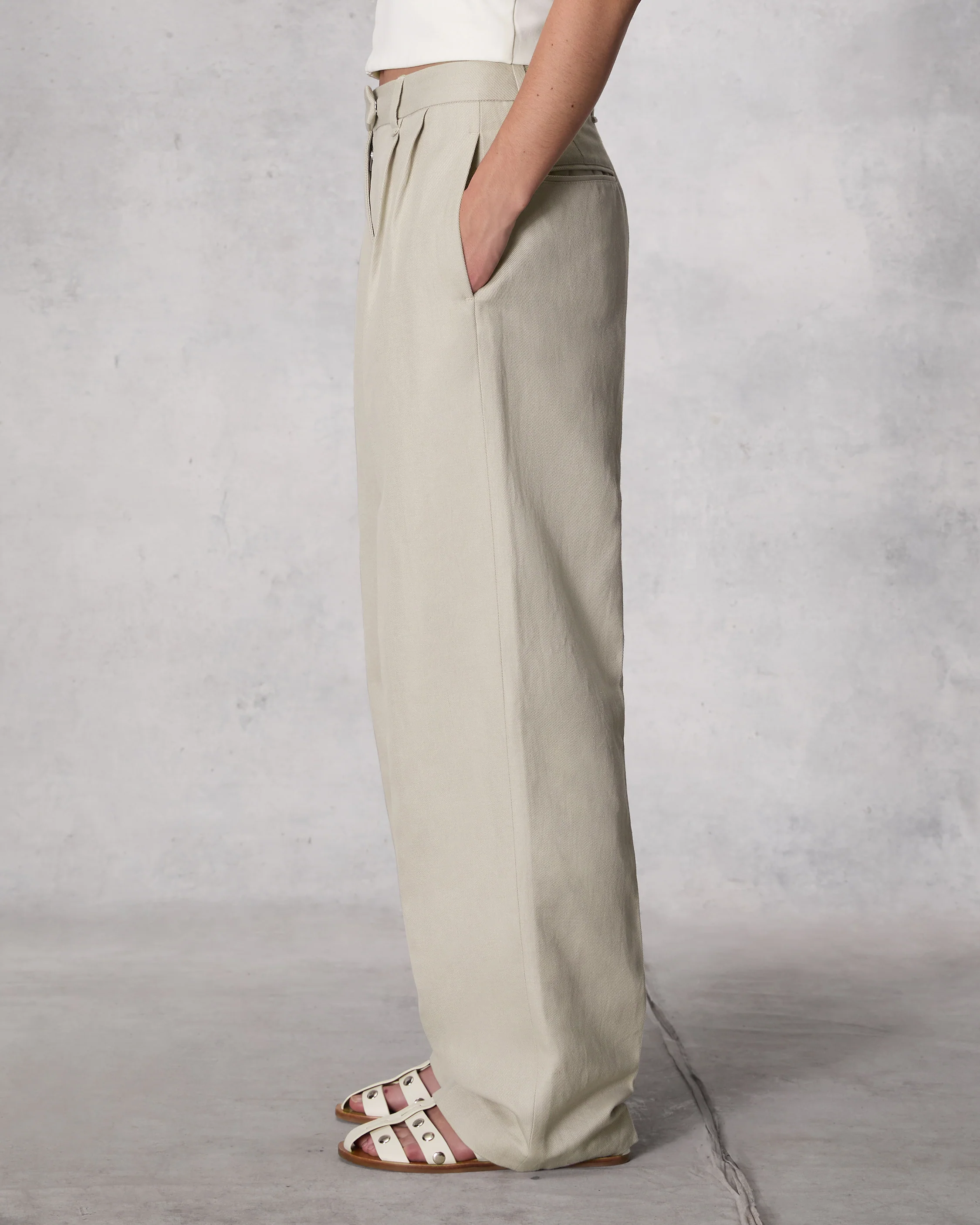 Newman Cotton-Linen Pant - Image 3