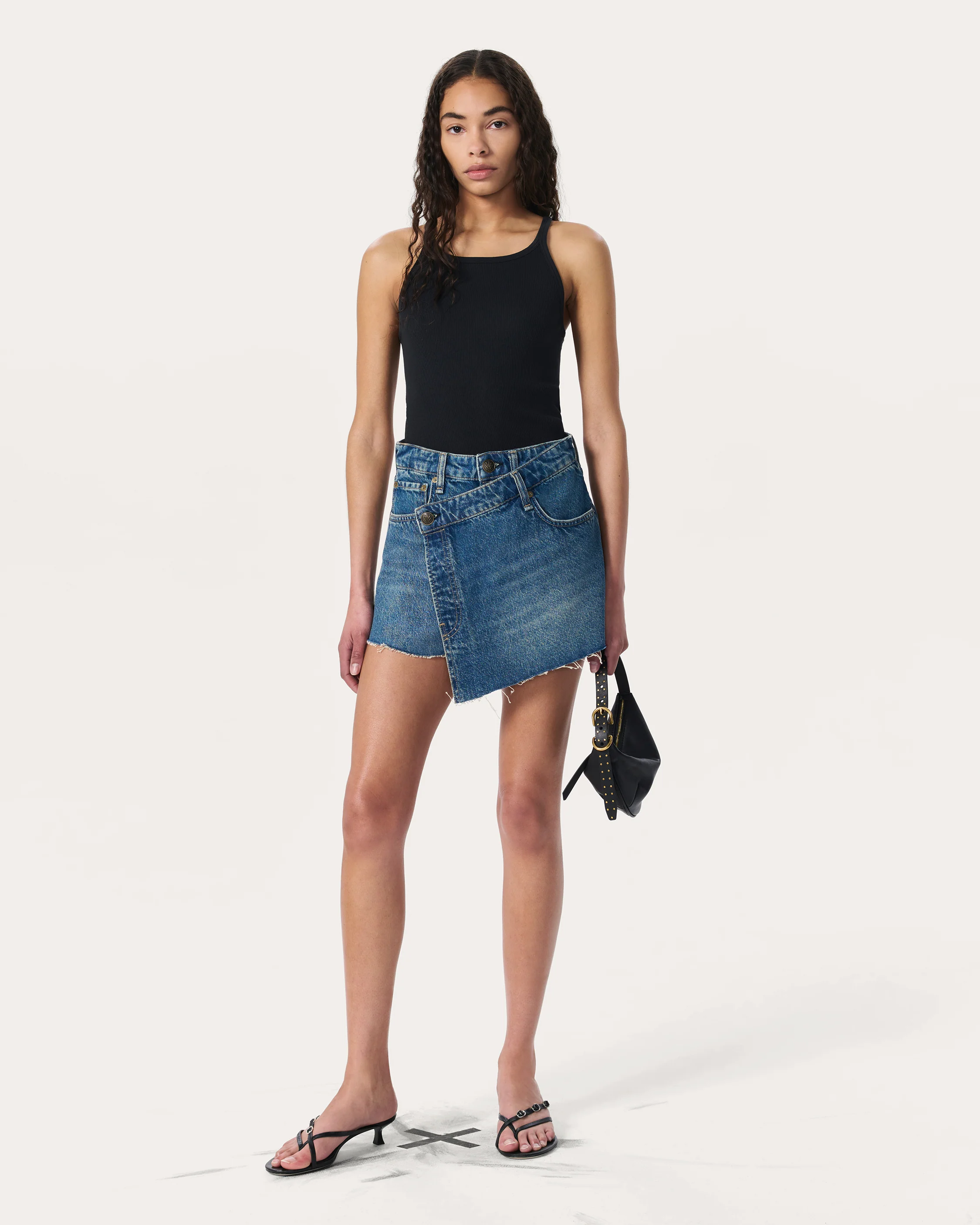 Belina Denim Mini Skort