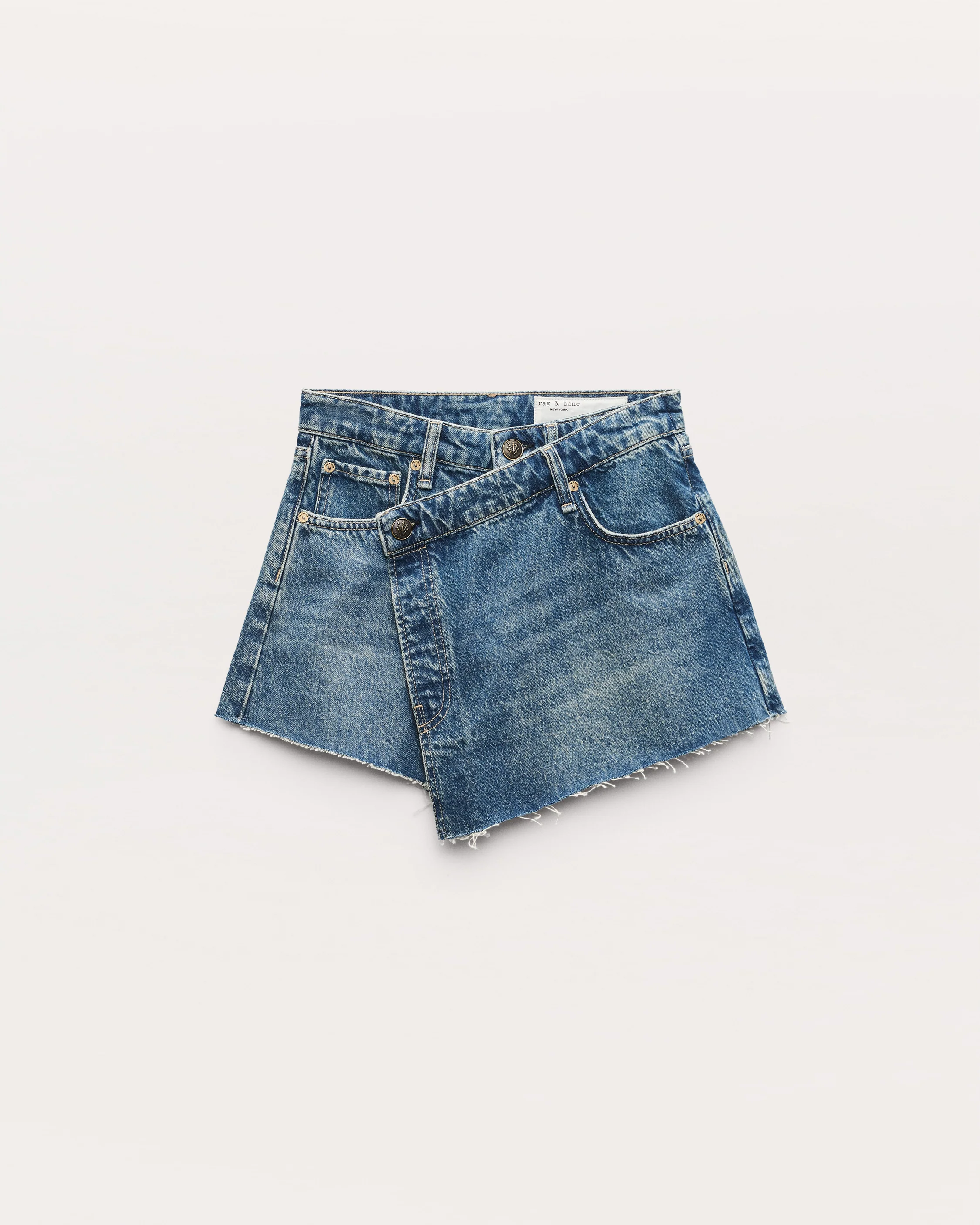 Belina Denim Mini Skort - Image 2