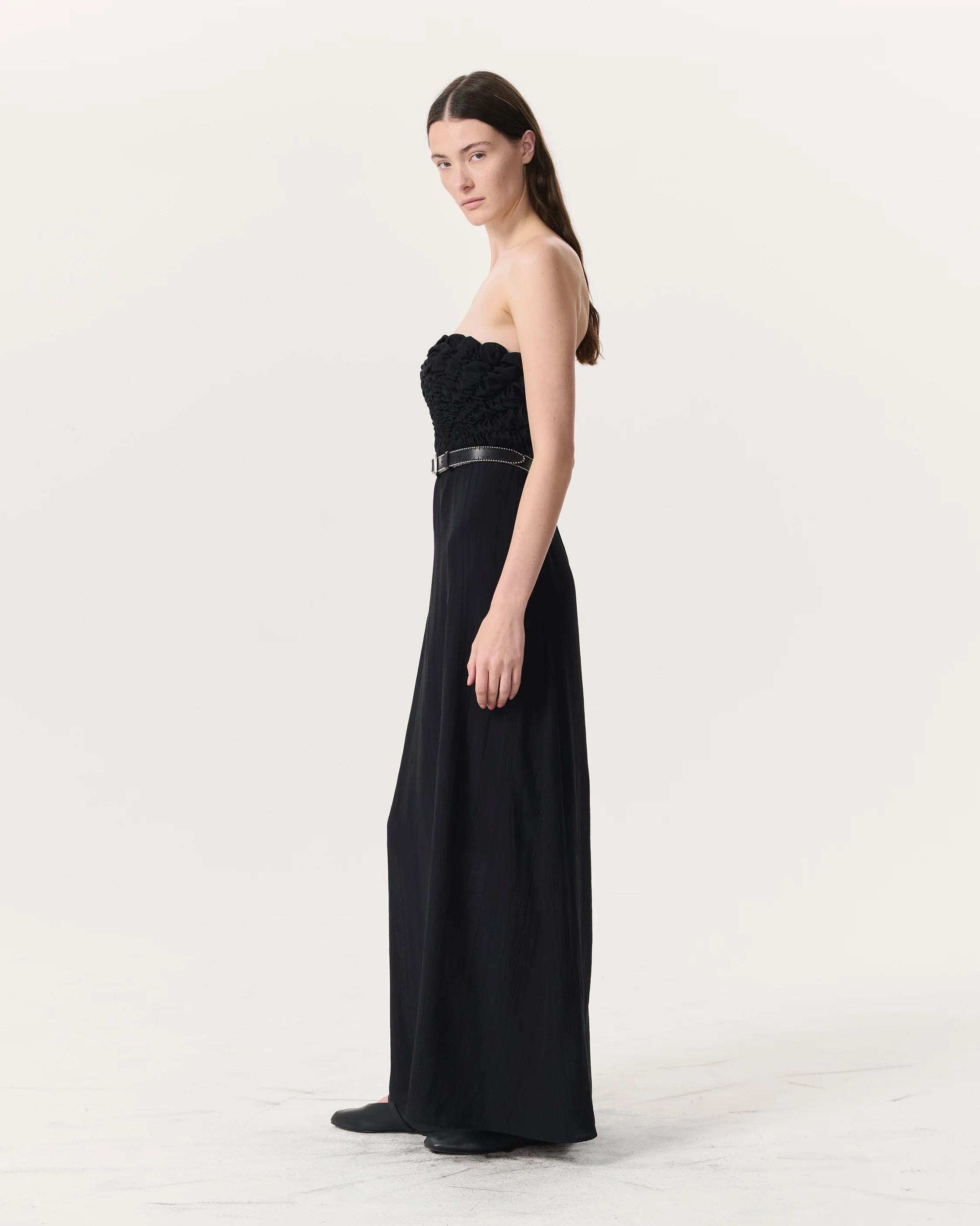 Catalina Ruched Maxi Dress - Image 4