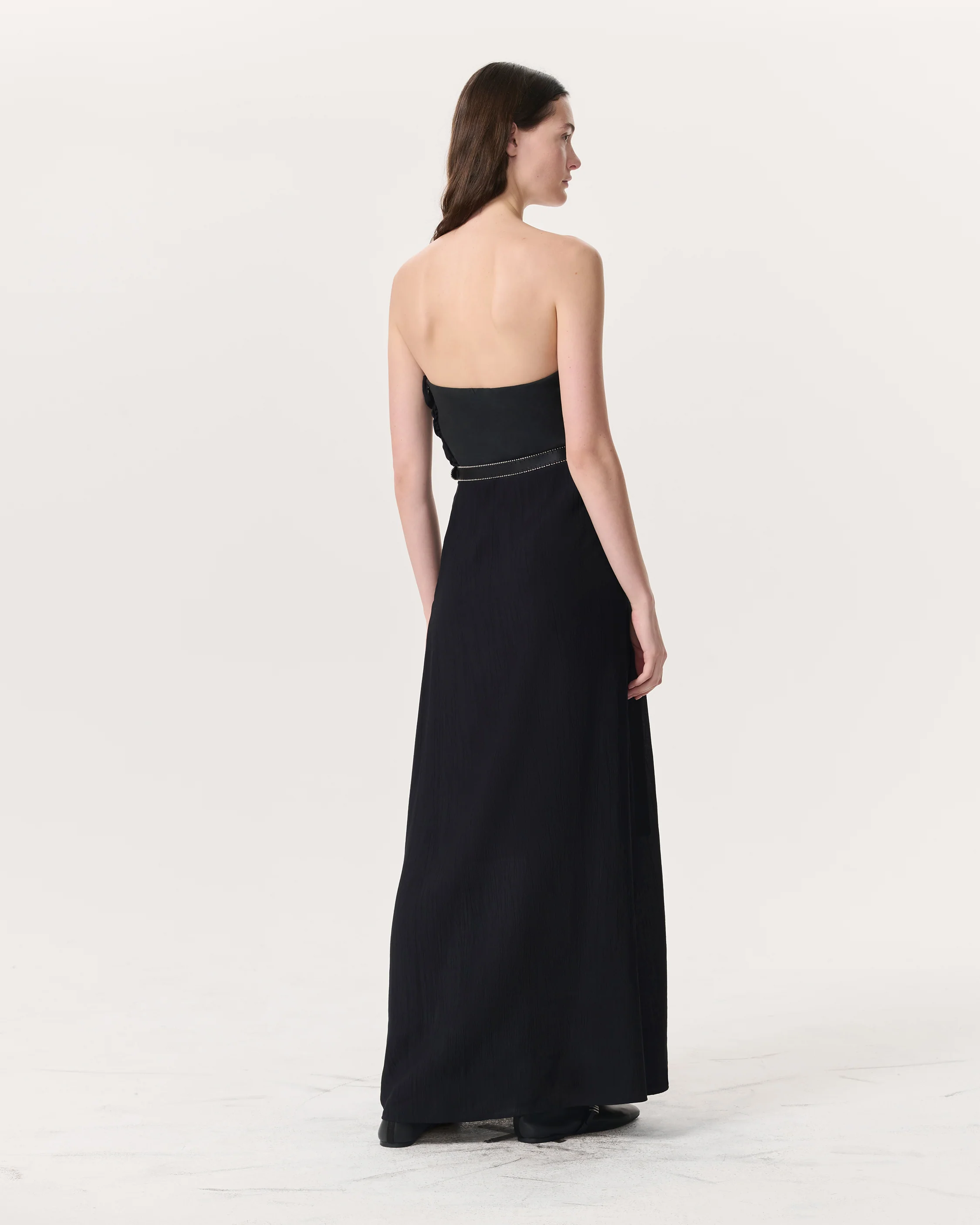 Catalina Ruched Maxi Dress - Image 5