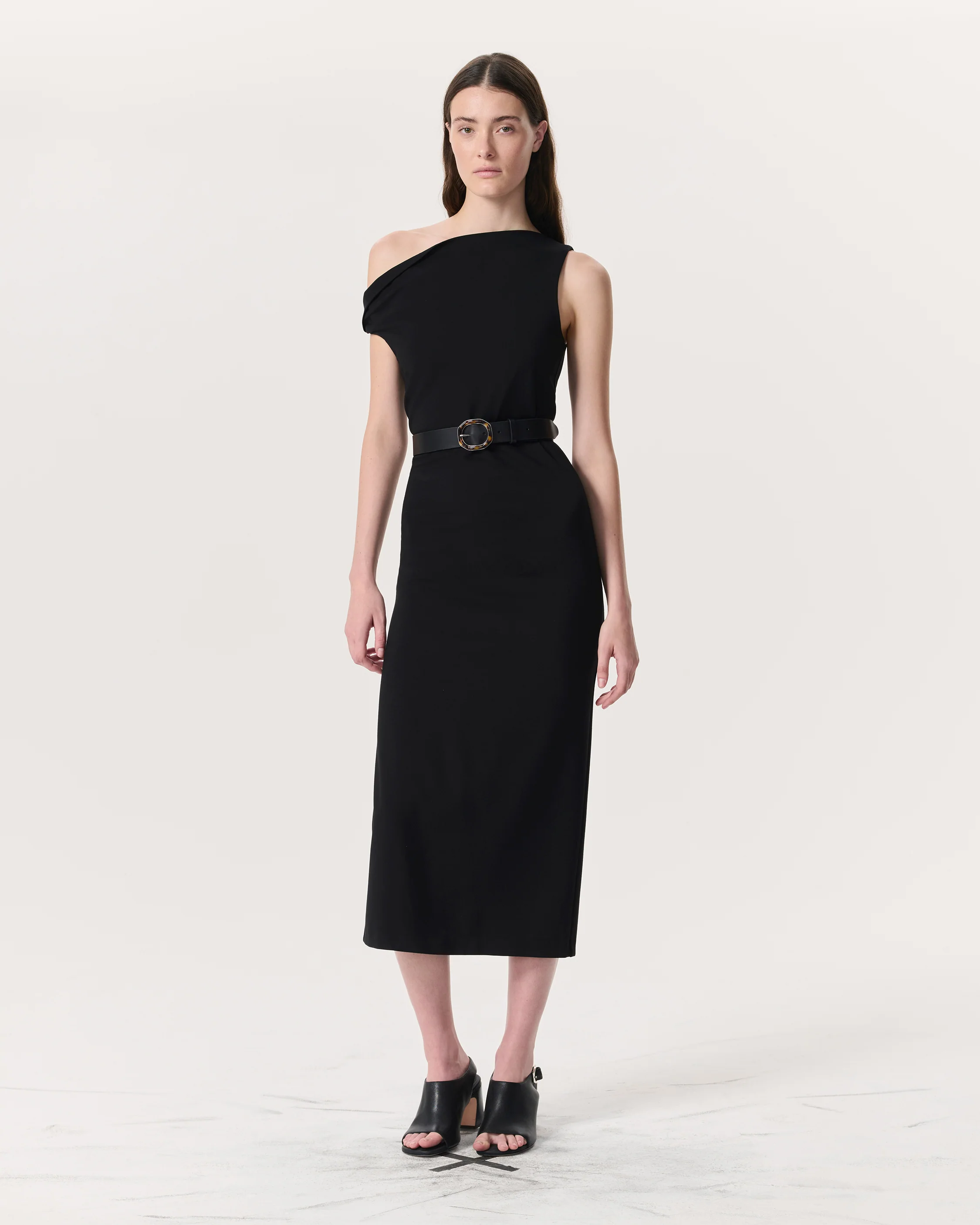 Irina Ponte Asymmetric Maxi Dress