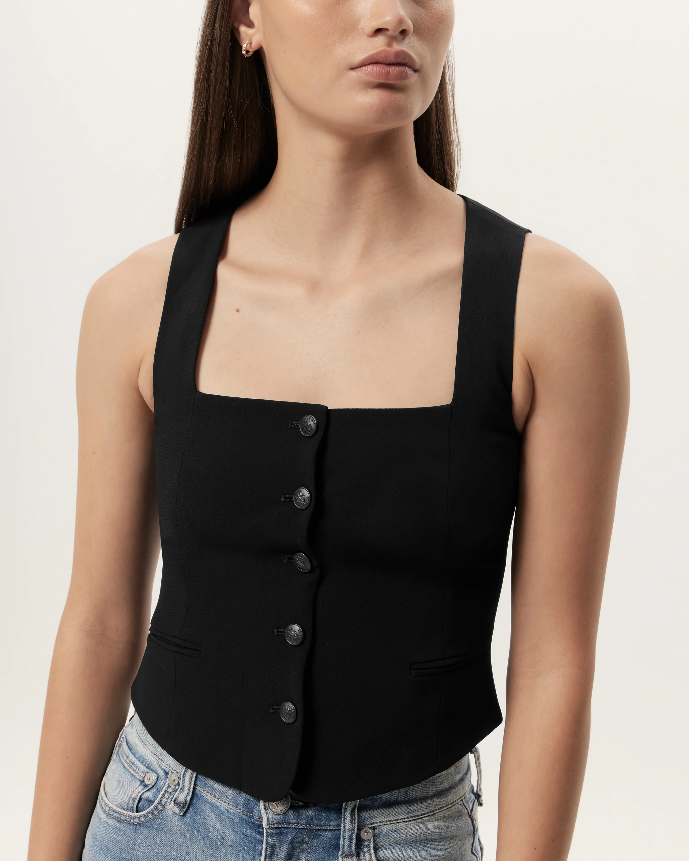 Mariana Crepe Vest - Image 4