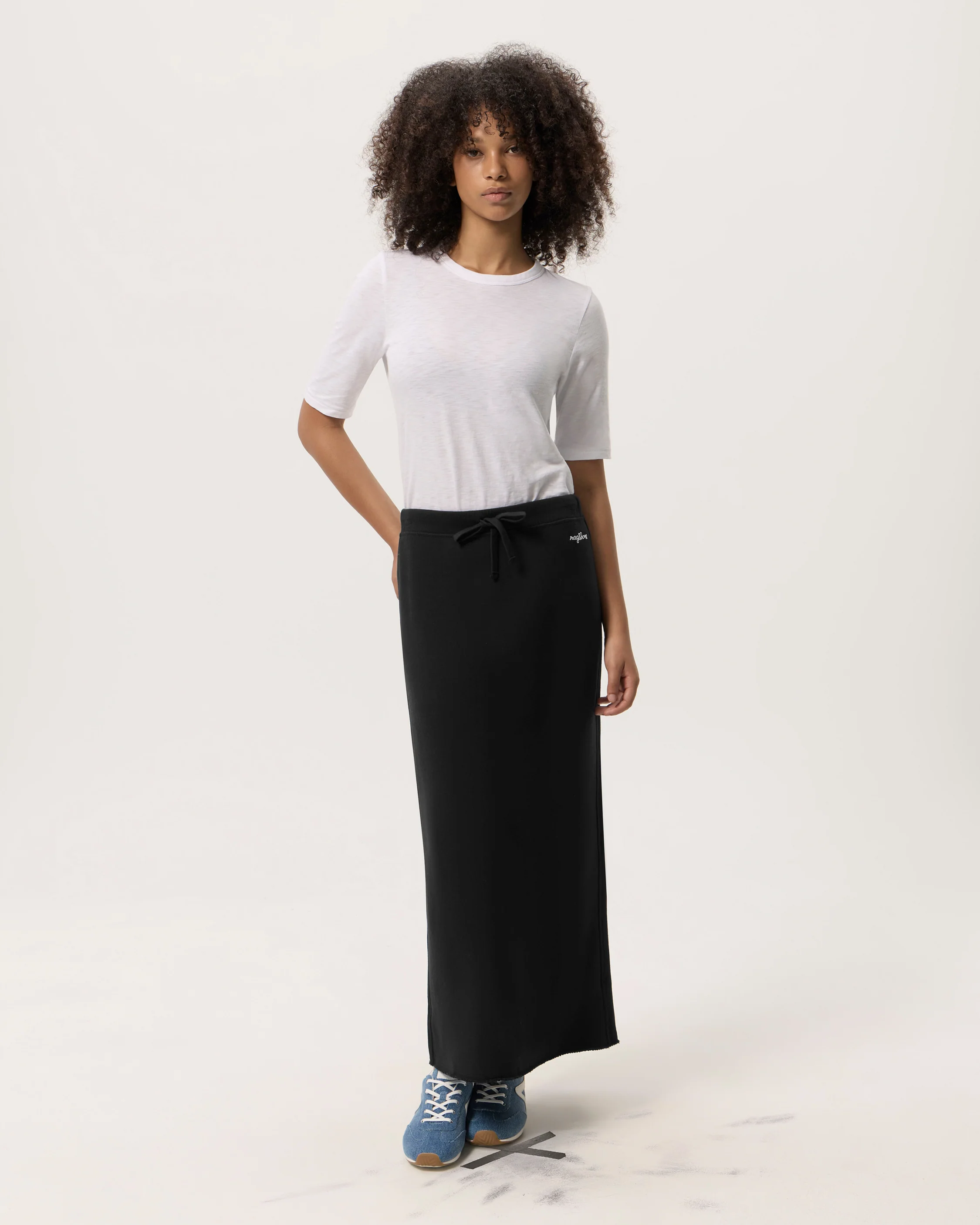 Vintage Terry Midi Skirt