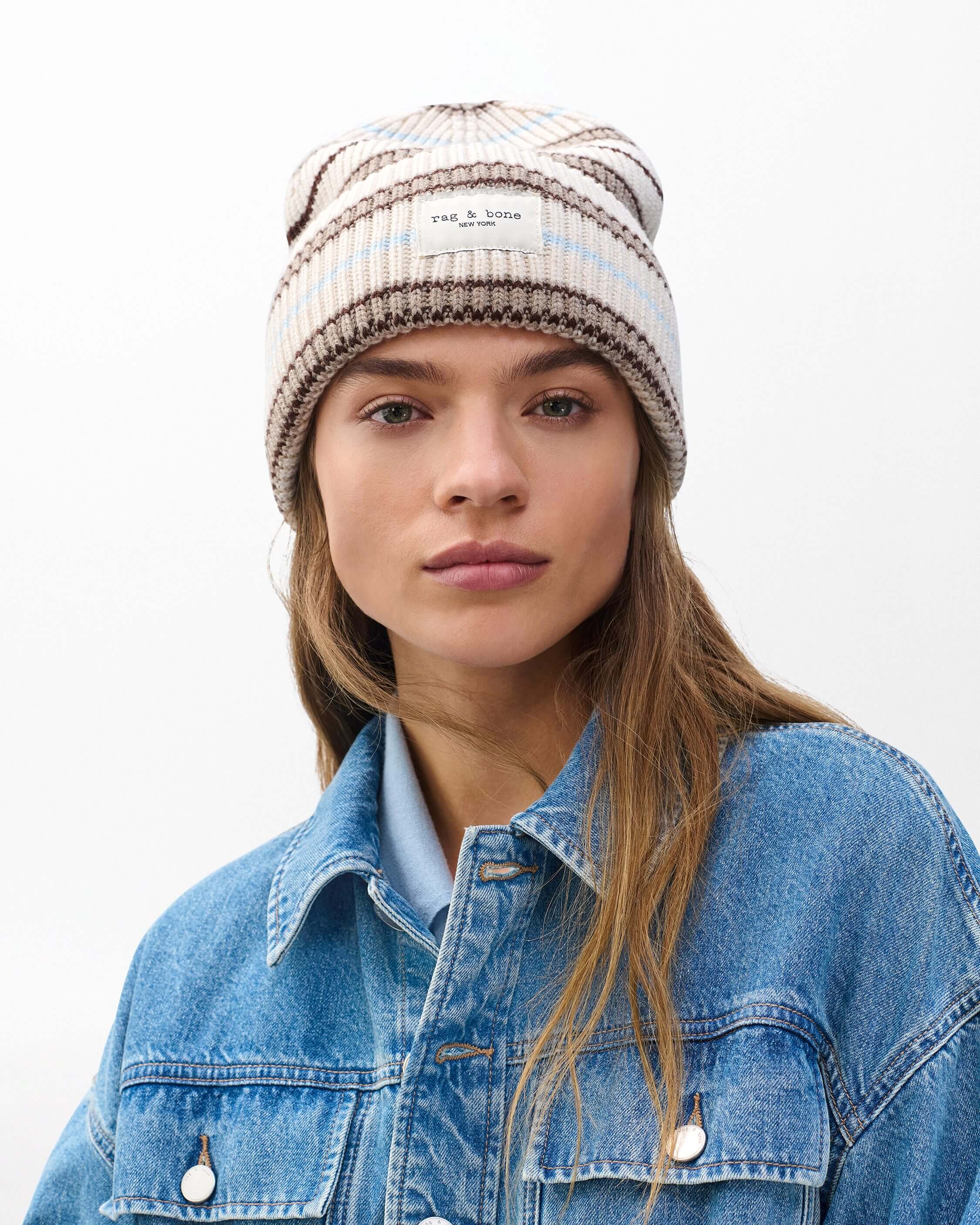 Blake Mutli-Stripe Beanie - Image 3