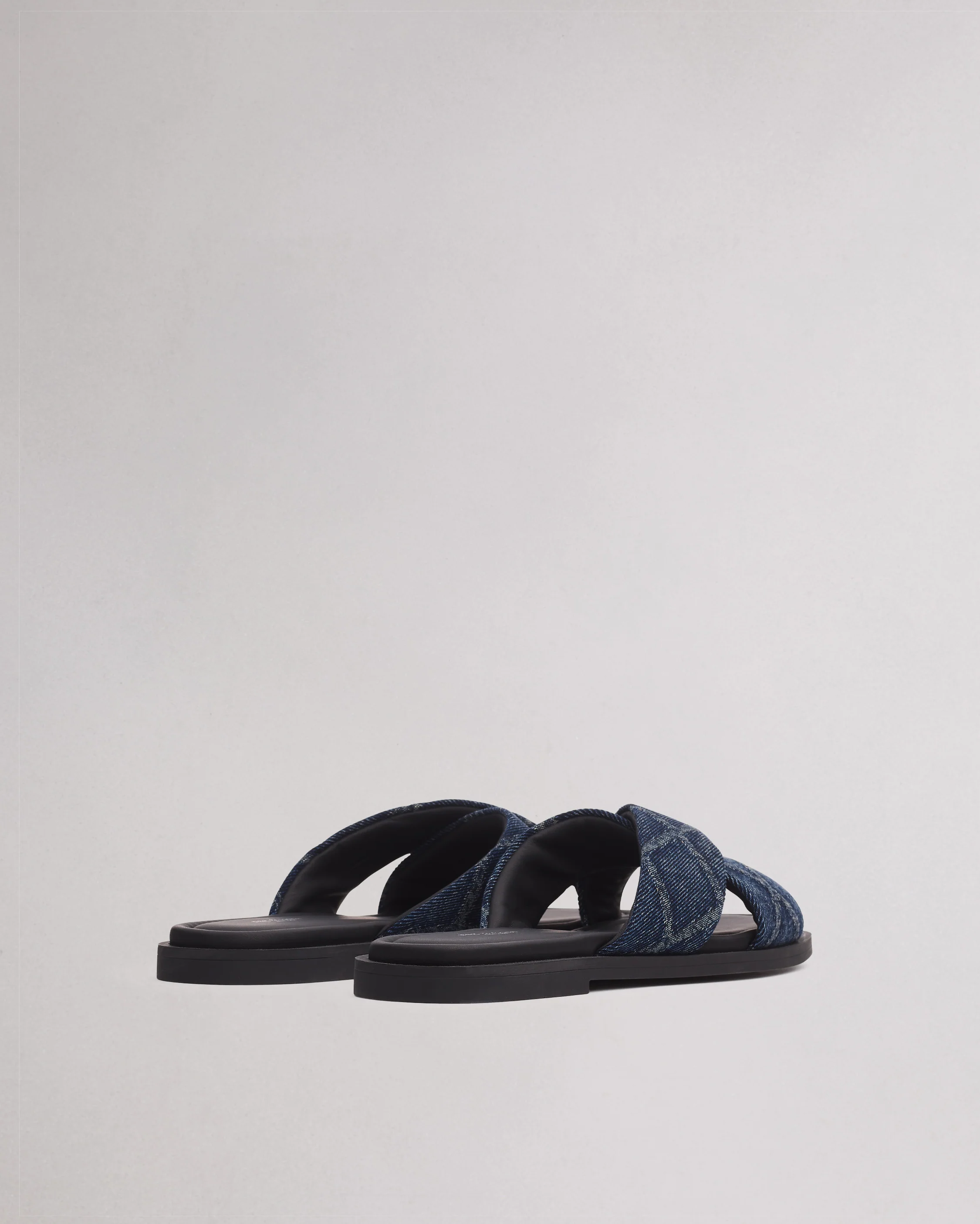 Geo Denim Strap Sandal - Image 3