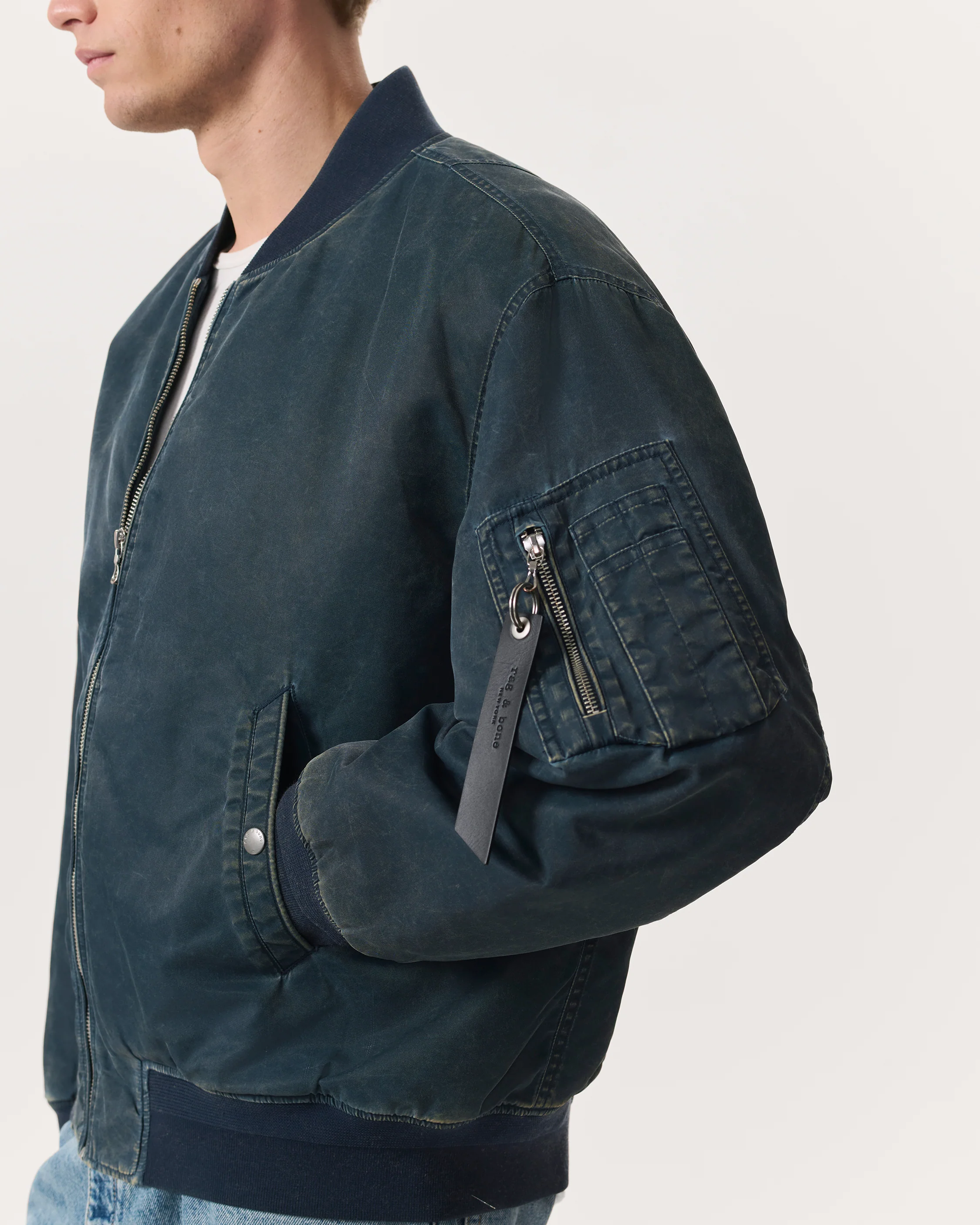 Manston Relaxed Fit Bomber Jacket - Image 3
