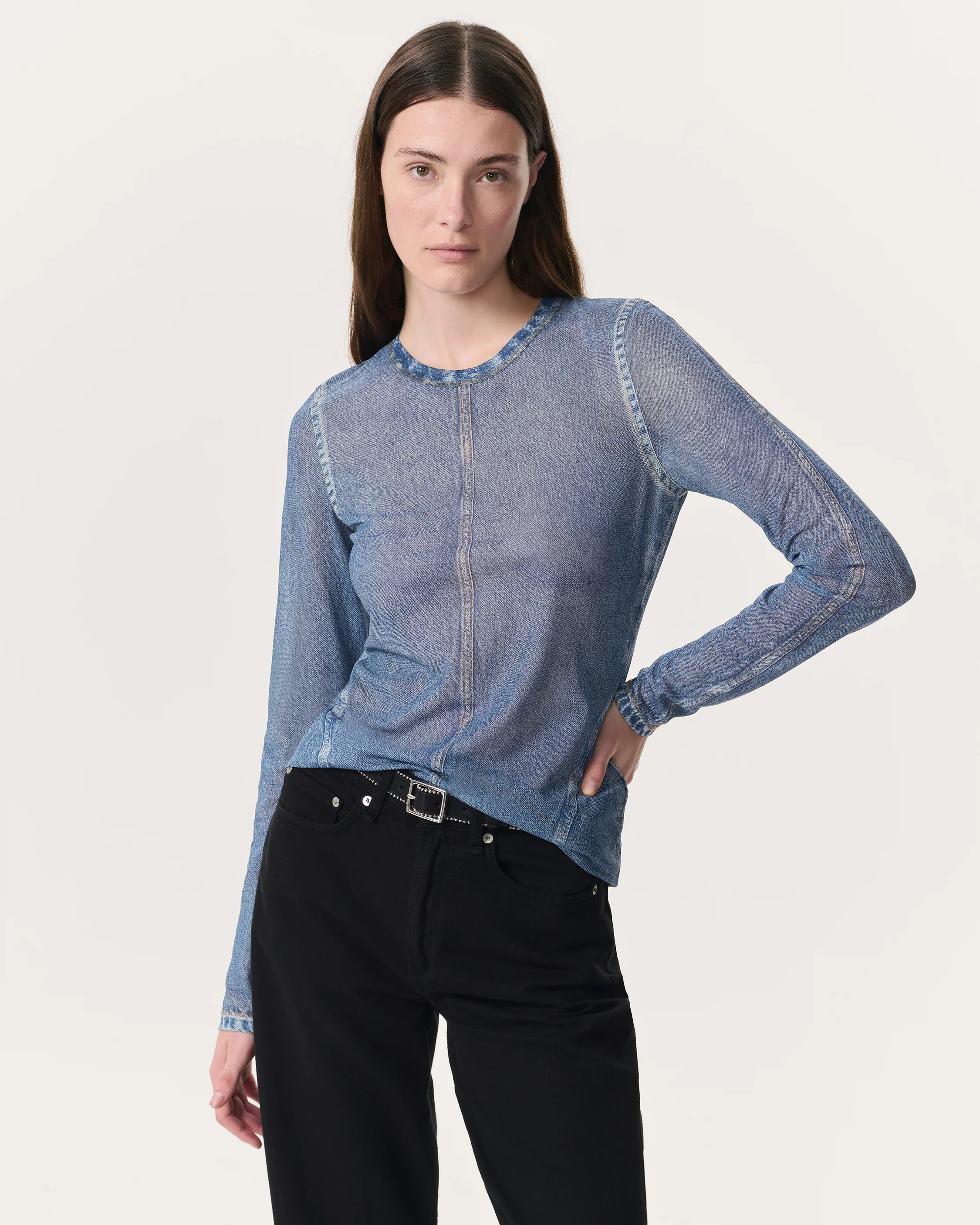 rb Miramar Mesh Long Sleeve Top