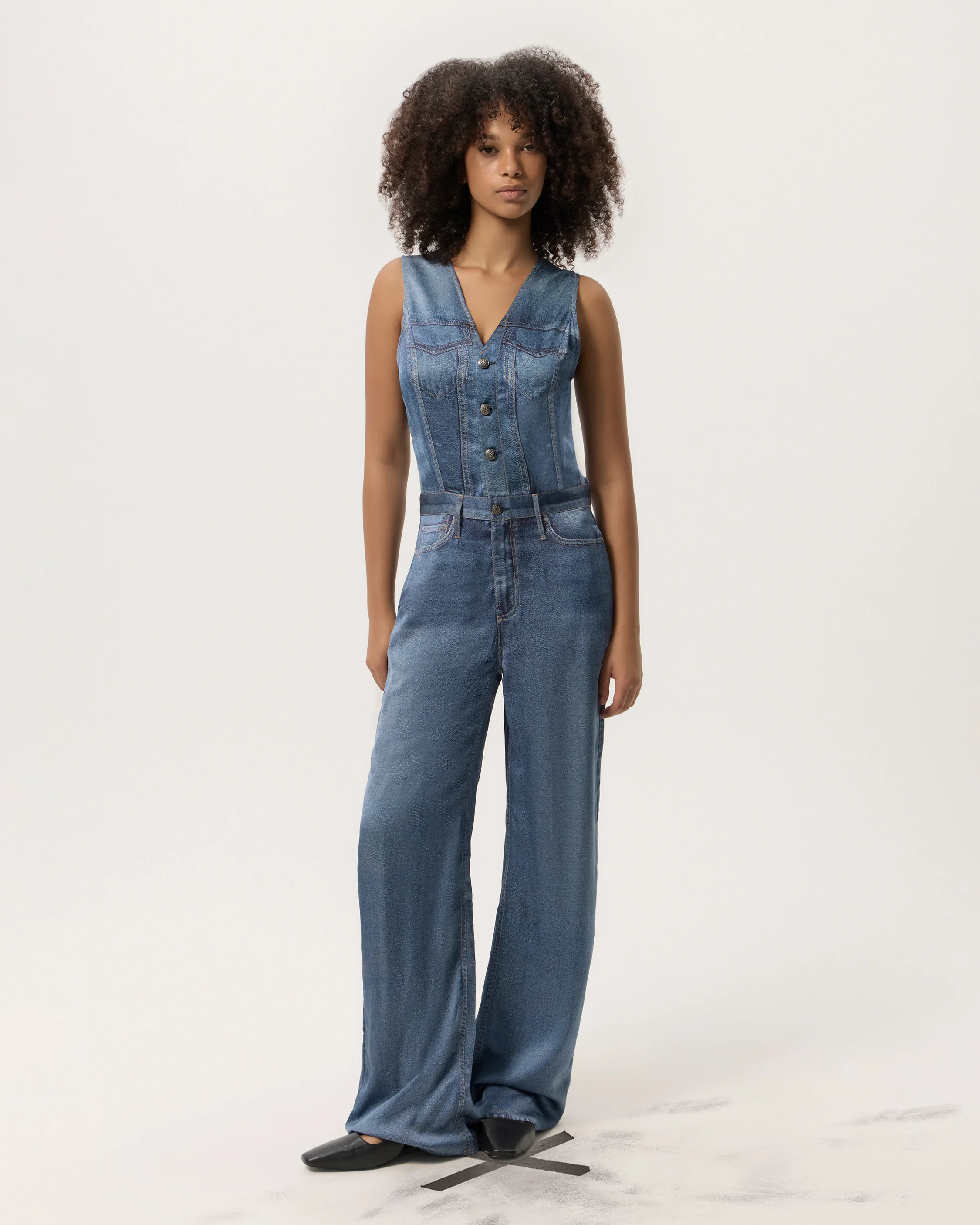 rb Miramar Satin Sleeveless Jumpsuit