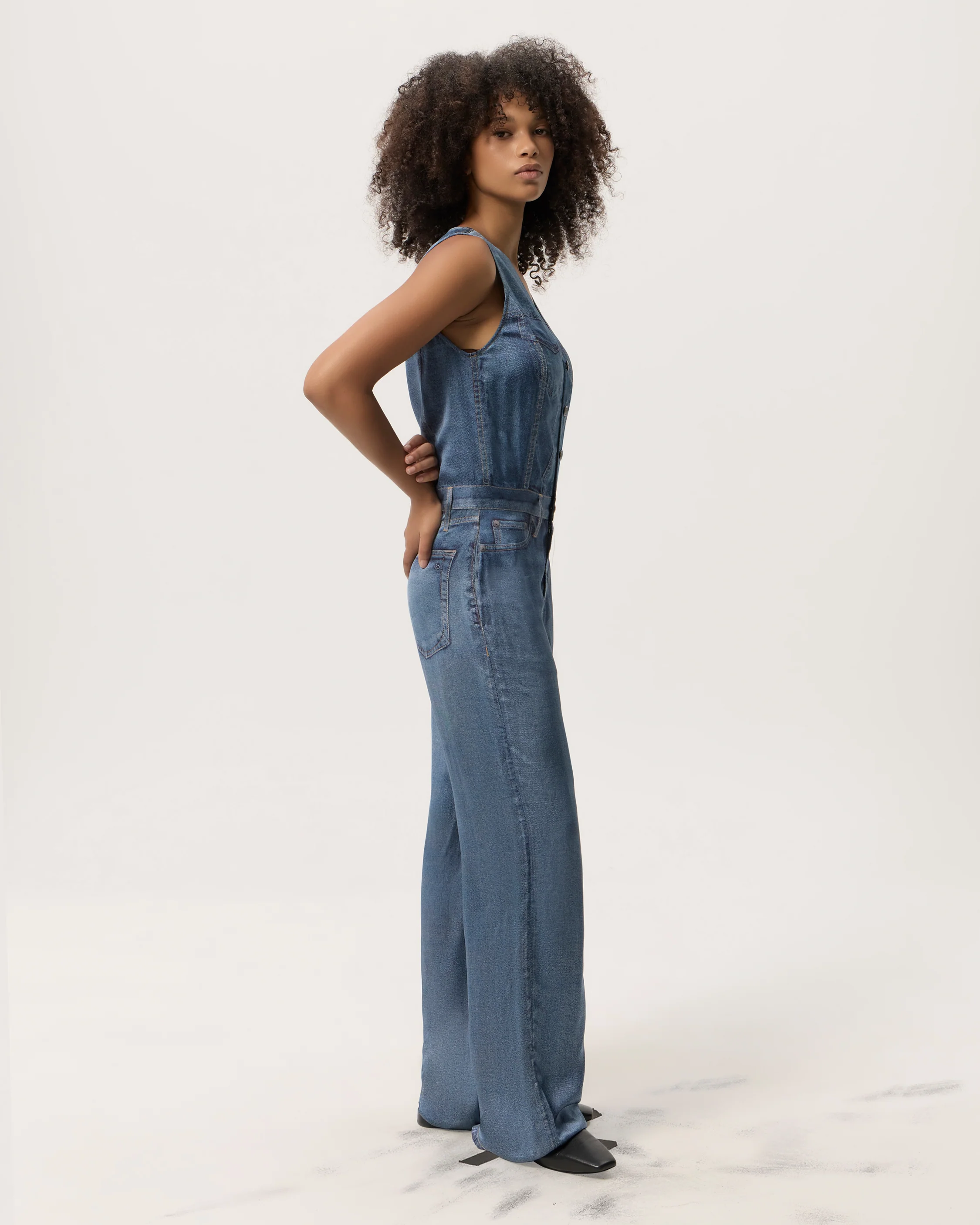 rb Miramar Satin Sleeveless Jumpsuit - Image 3
