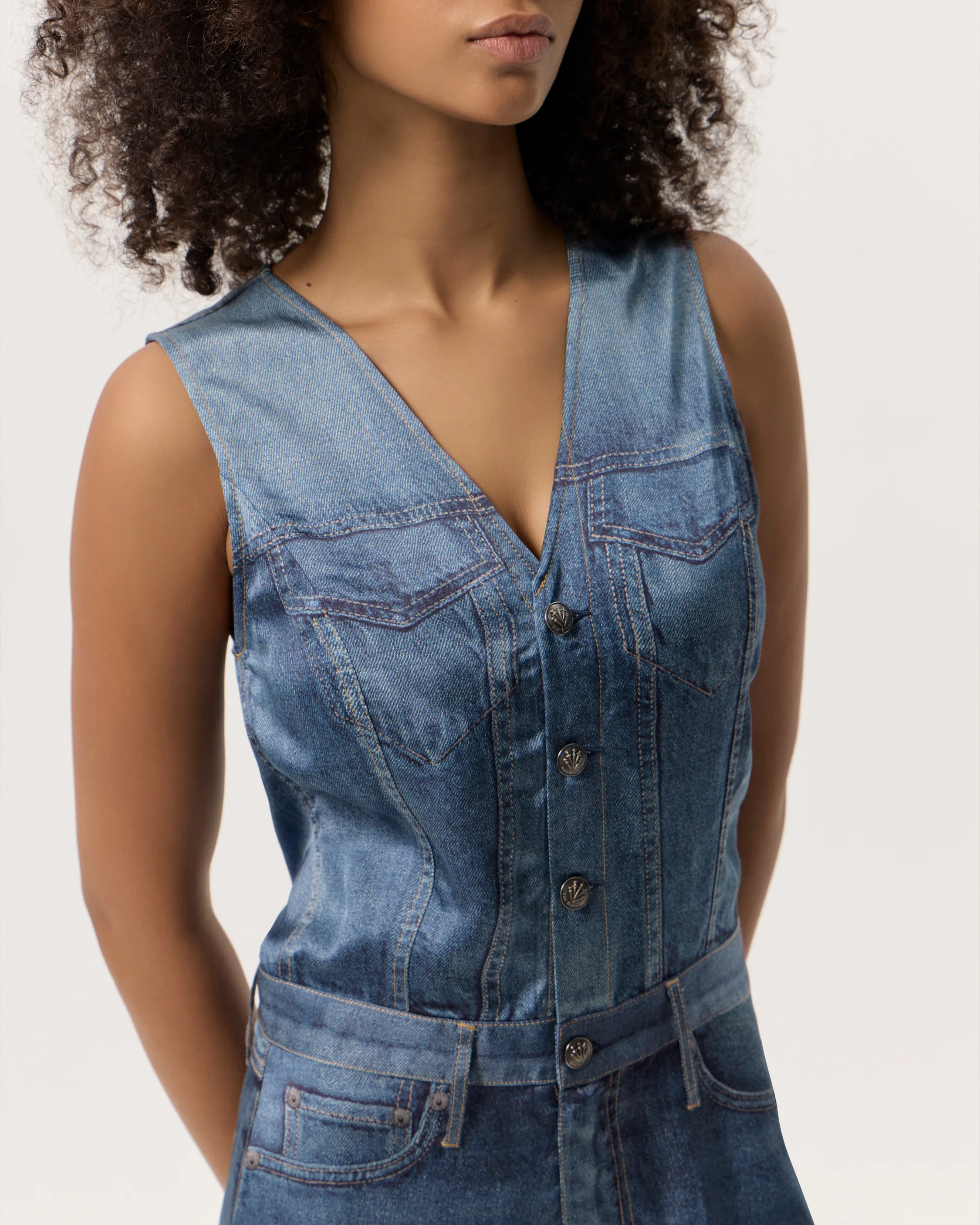 rb Miramar Satin Sleeveless Jumpsuit - Image 5
