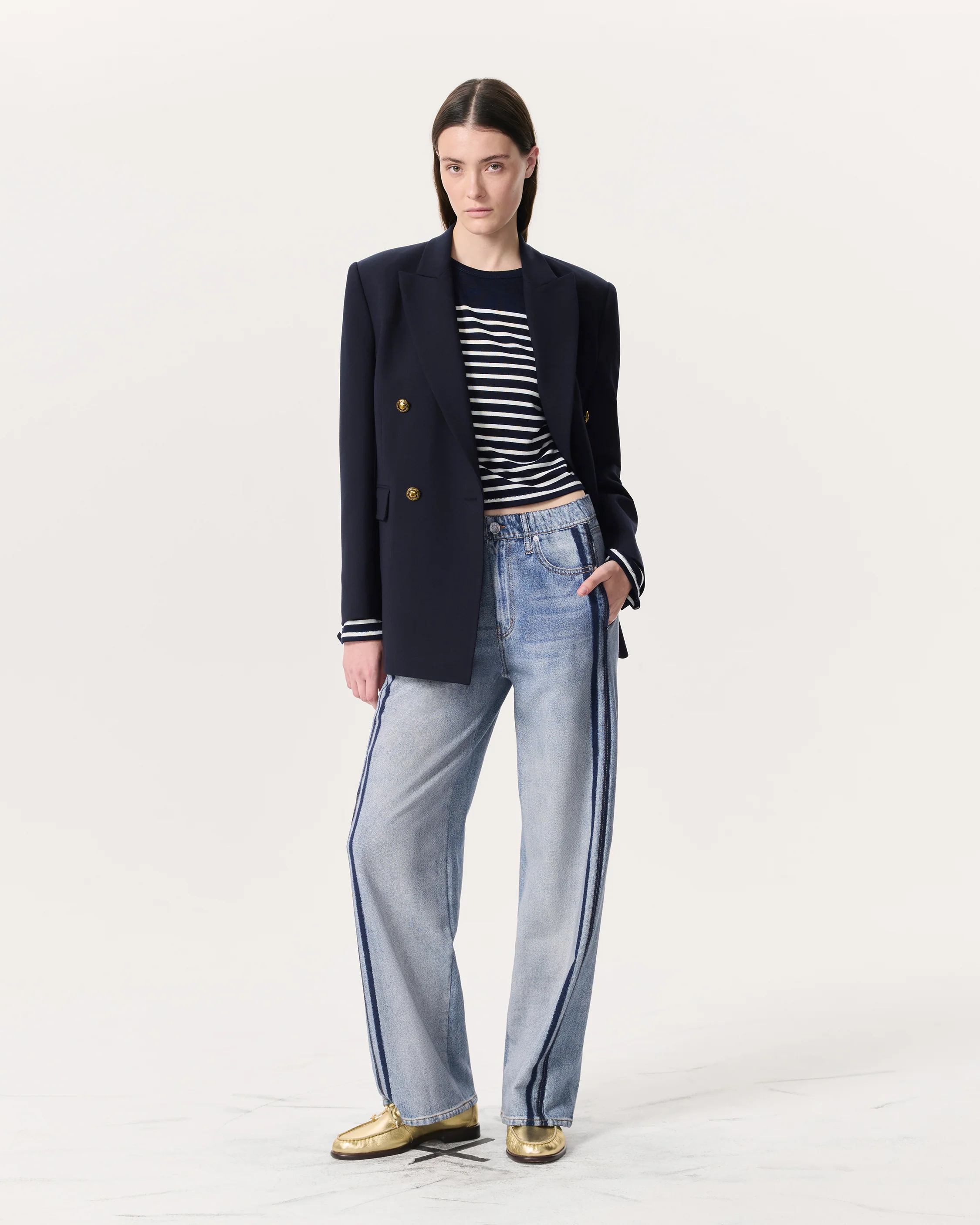 rb Miramar Terry Wide-Leg Track Pants