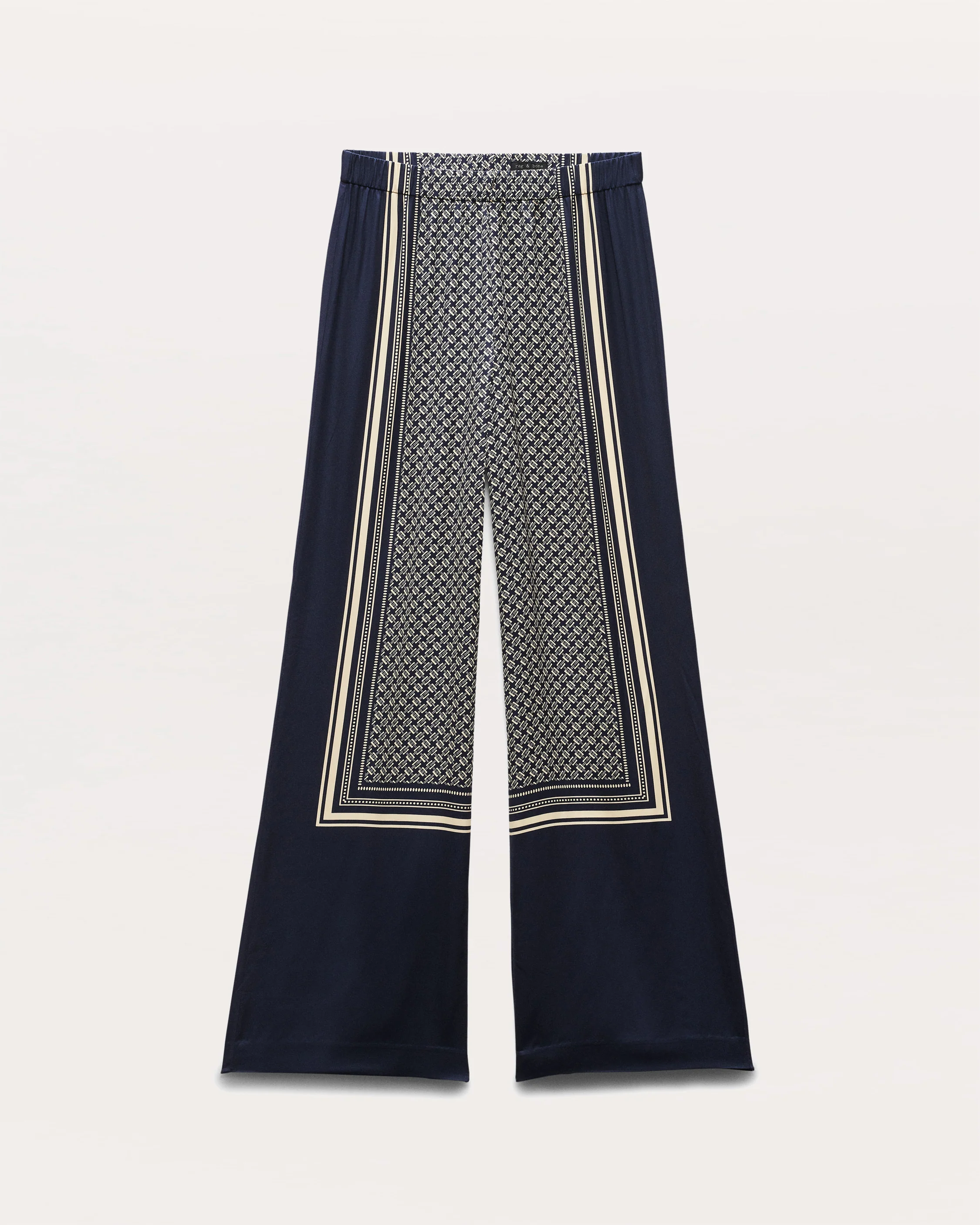 Olive Scarf Print Woven Pants - Image 2