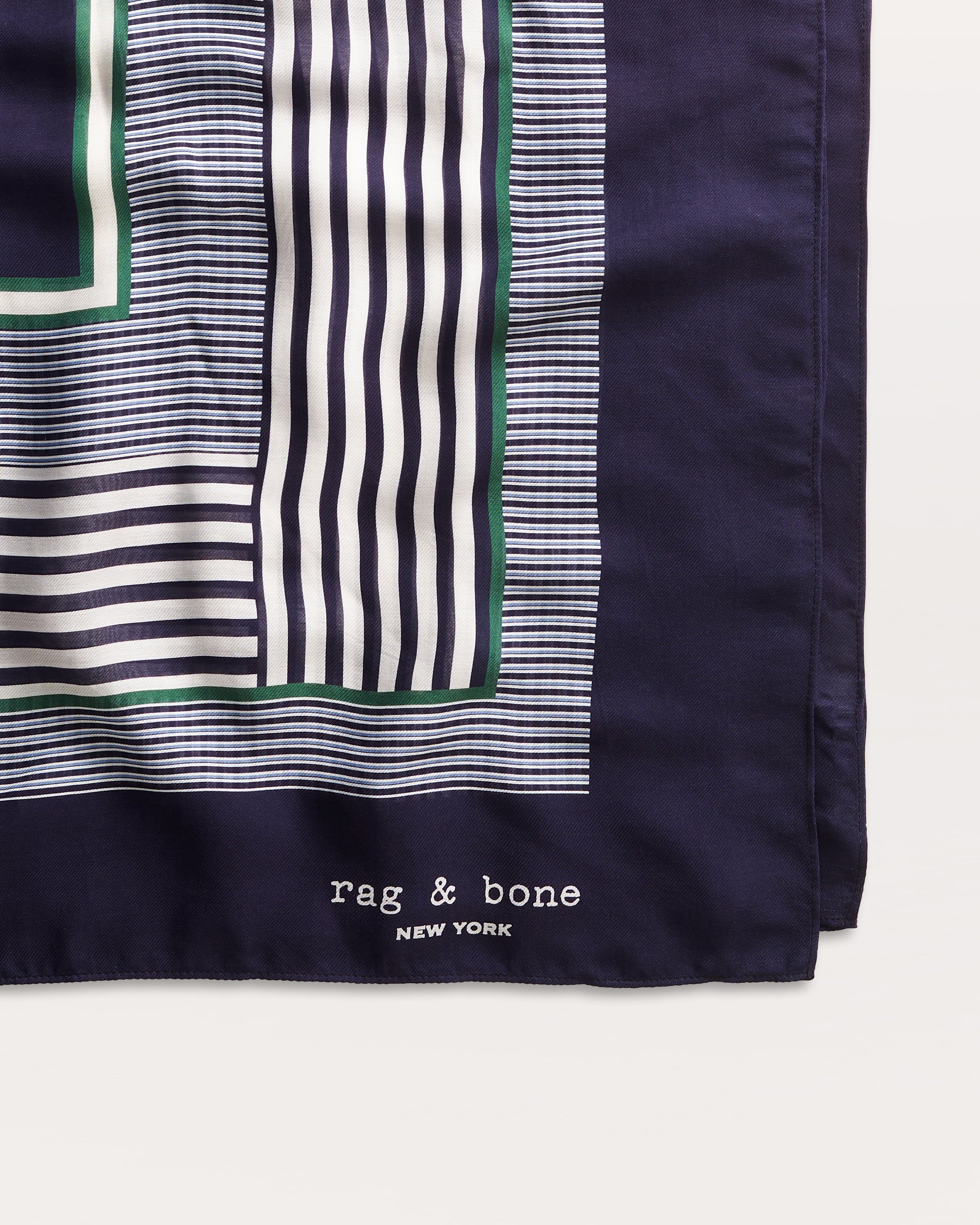 Striped Modal-Silk Scarf - Image 3
