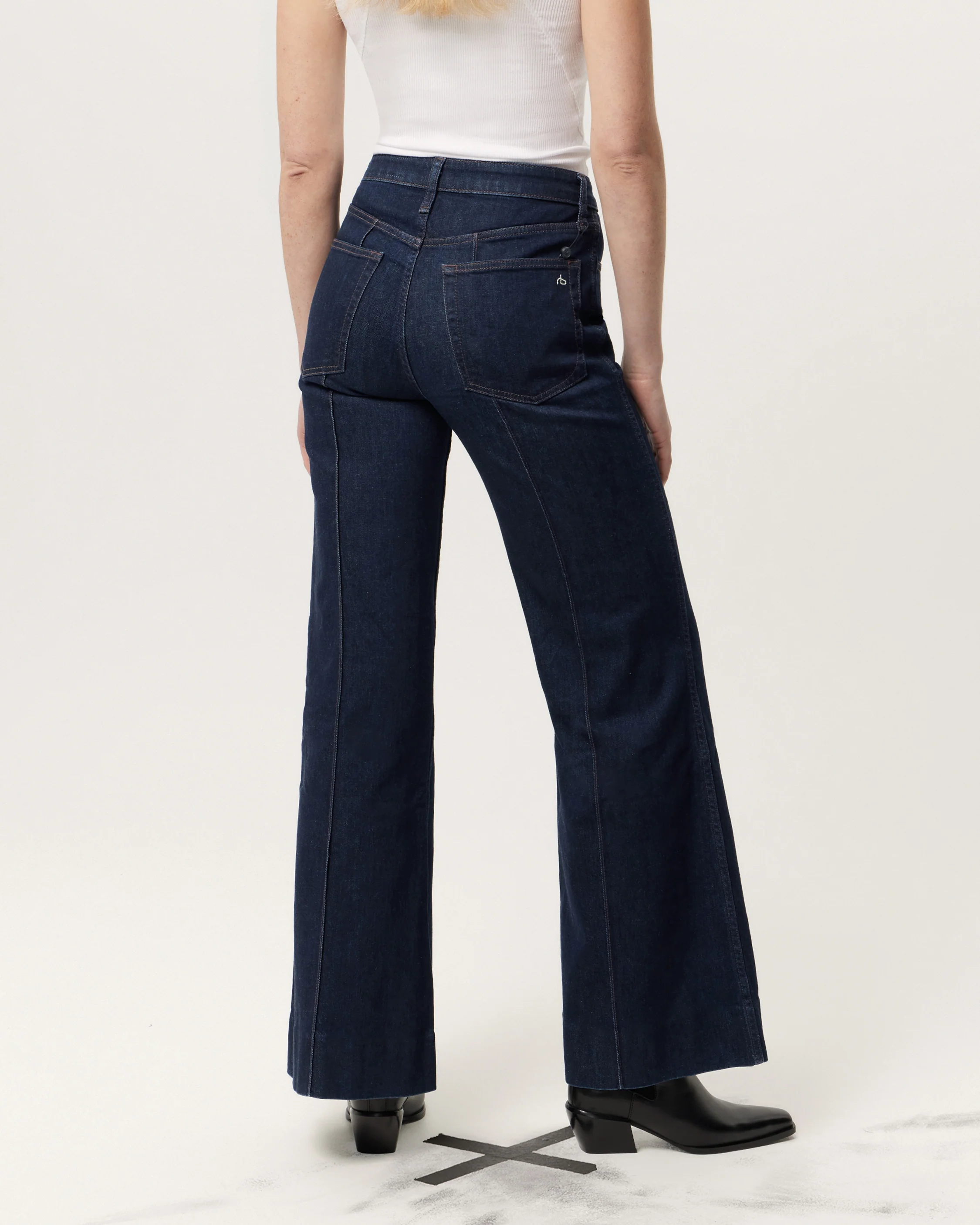Skylar Wide-Leg Flare Jeans - Image 6