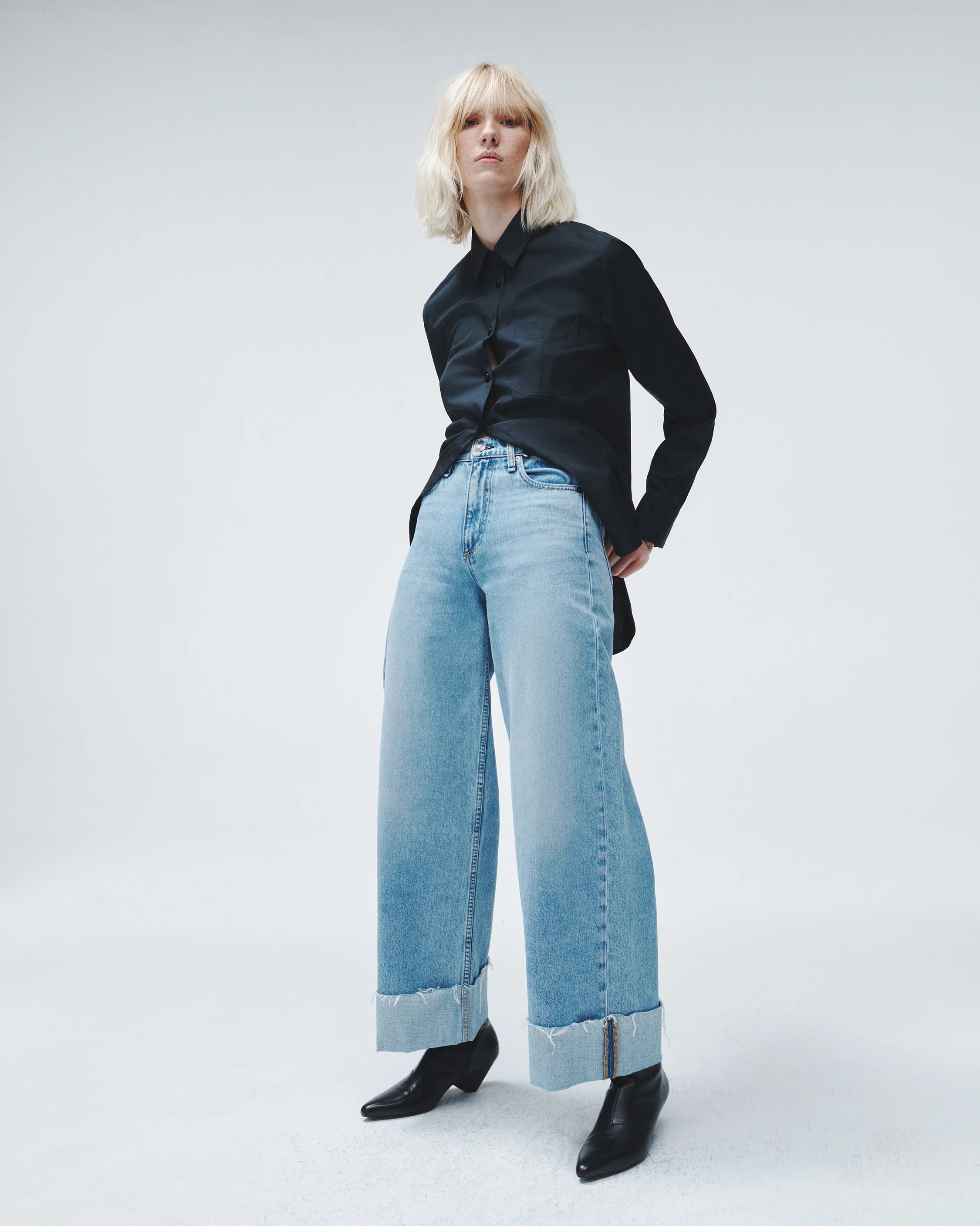 Sofie Ankle Ultra Wide-Leg Jean - Image 3