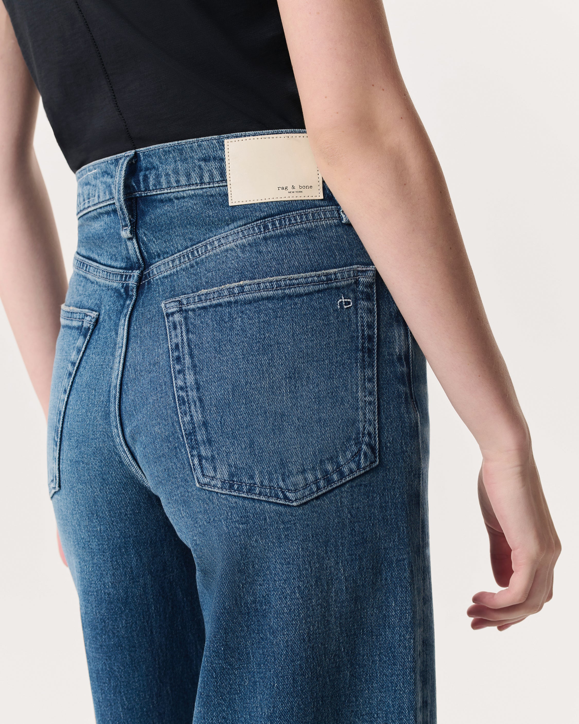 Sofie Ankle-Length Wide-Leg Jeans - Image 4