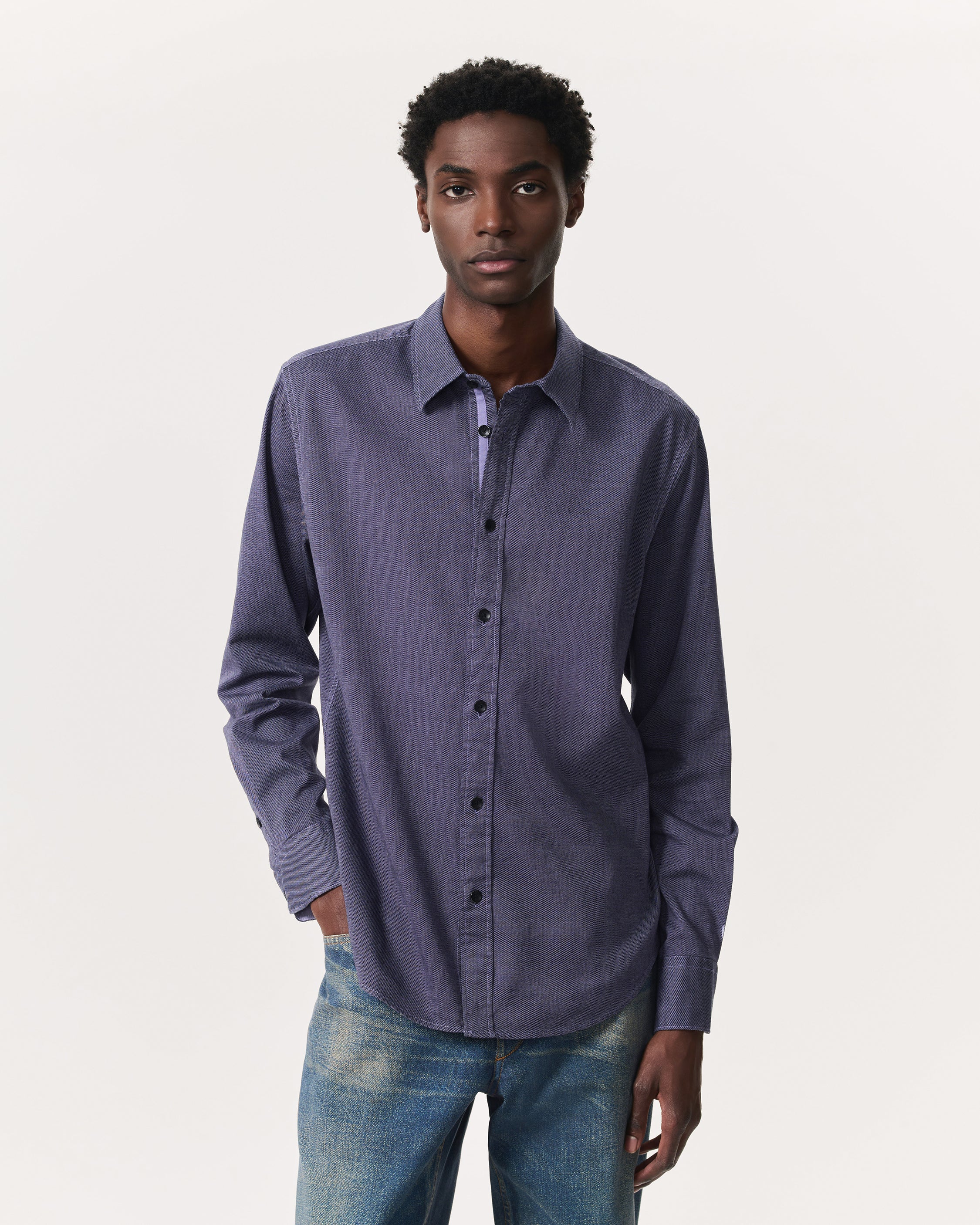 Tomlin Stretch-Cotton Dobby Shirt