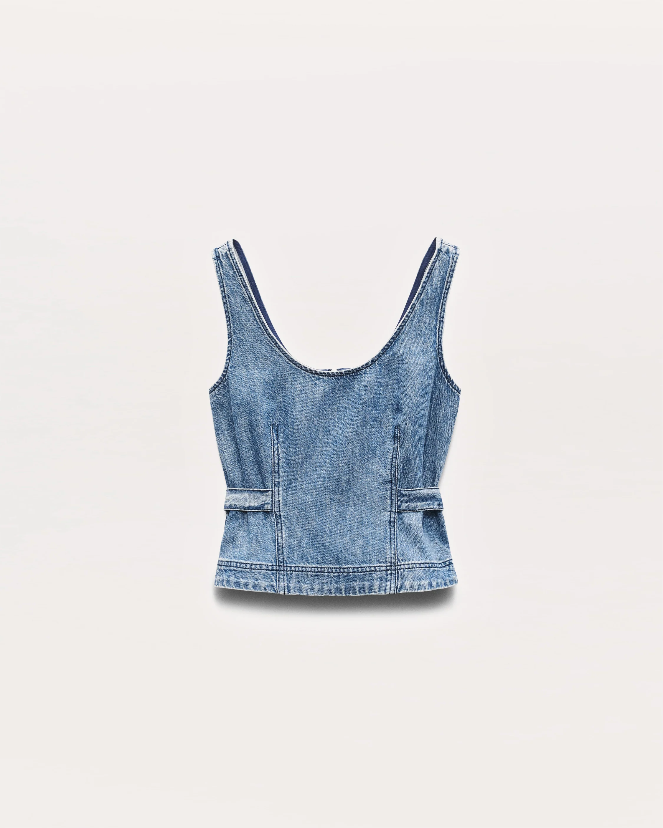 Ultra Featherweight Estelle Denim Top - Image 2