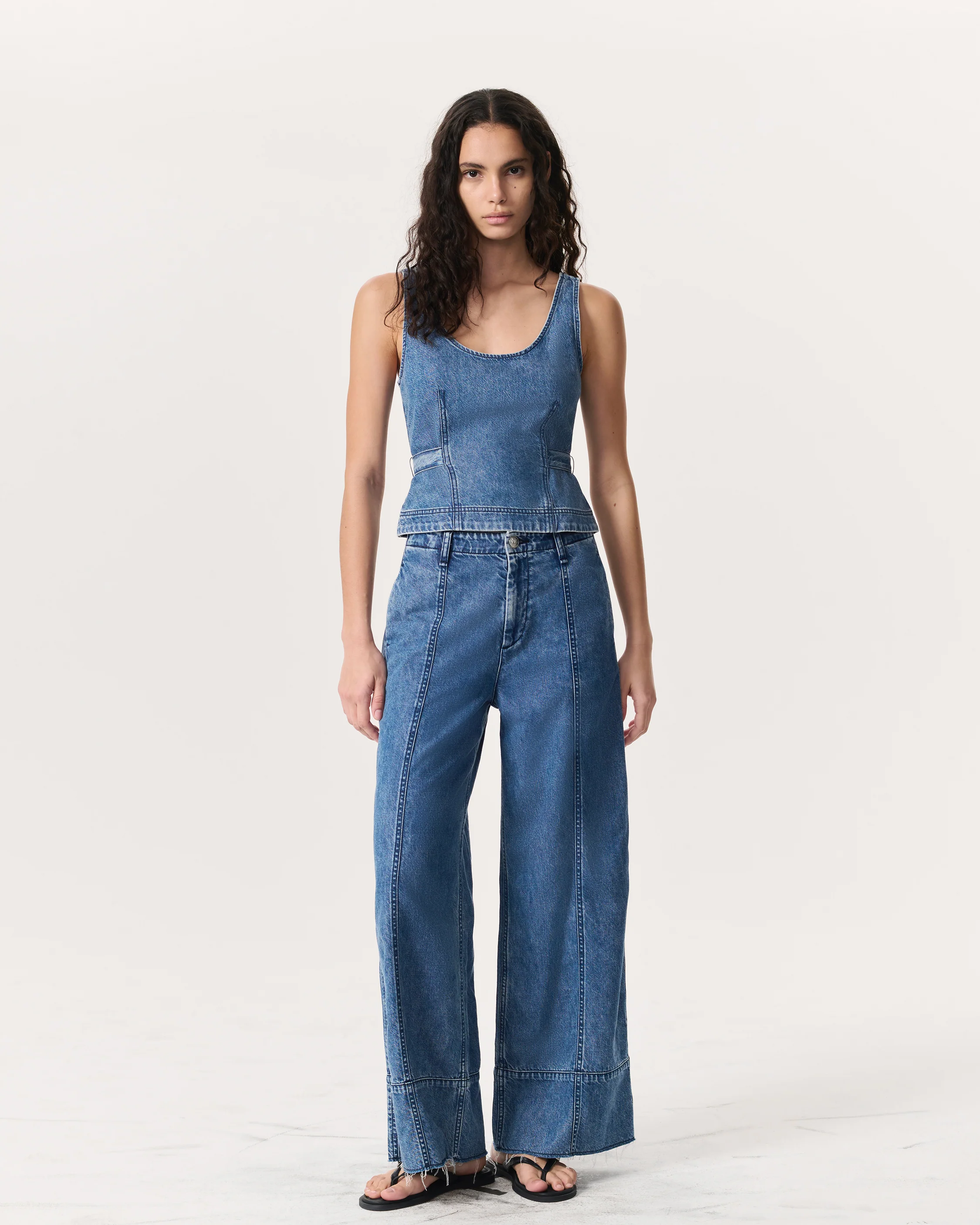 Ultra Featherweight Estelle Denim Top - Image 3