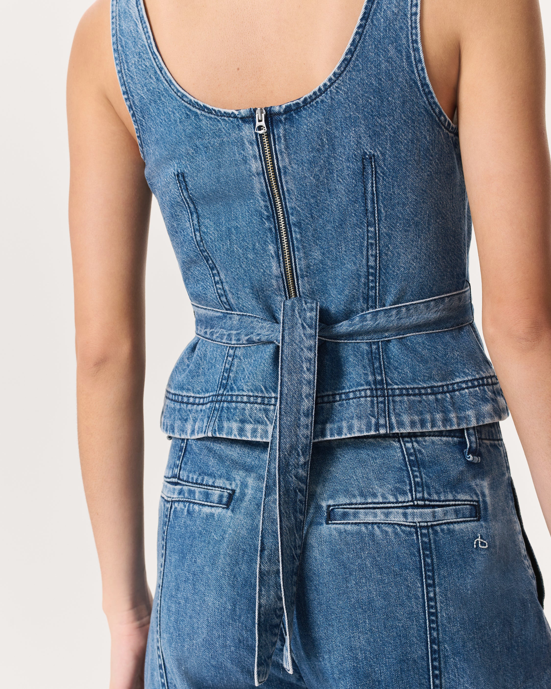 Ultra Featherweight Estelle Denim Top - Image 5