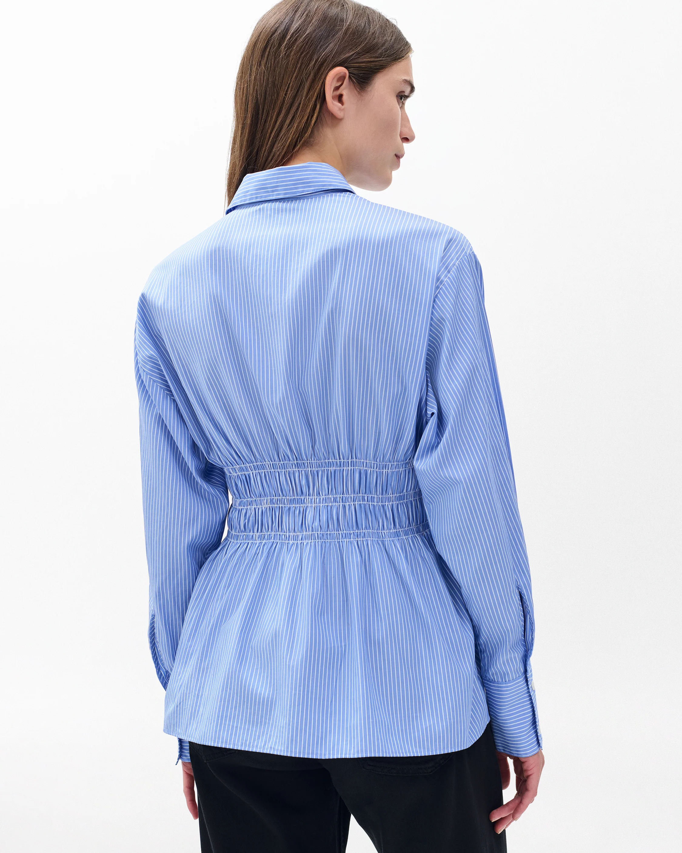 Blythe Striped Poplin Shirt - Image 5