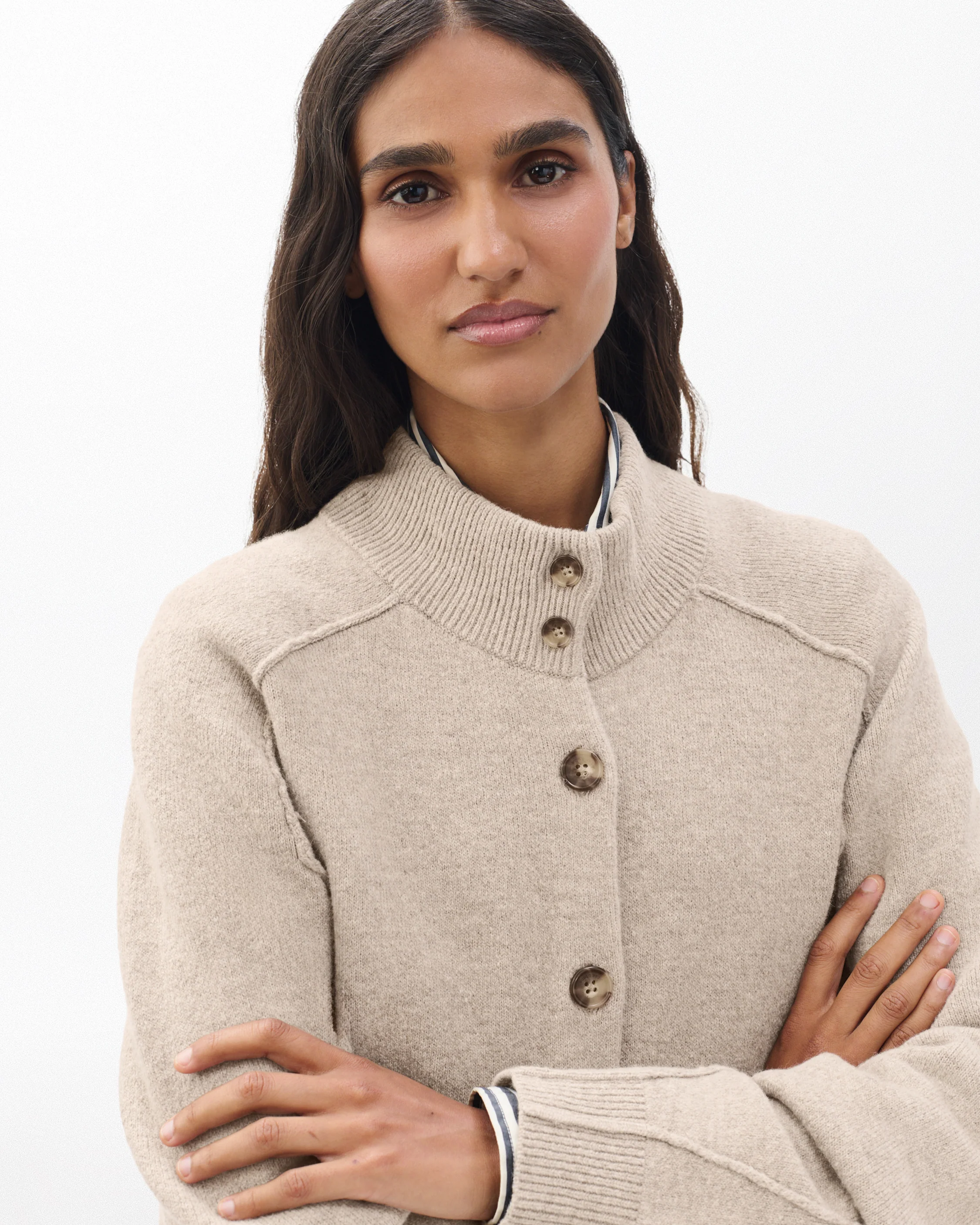 Bridget Mockneck Cardigan - Image 4