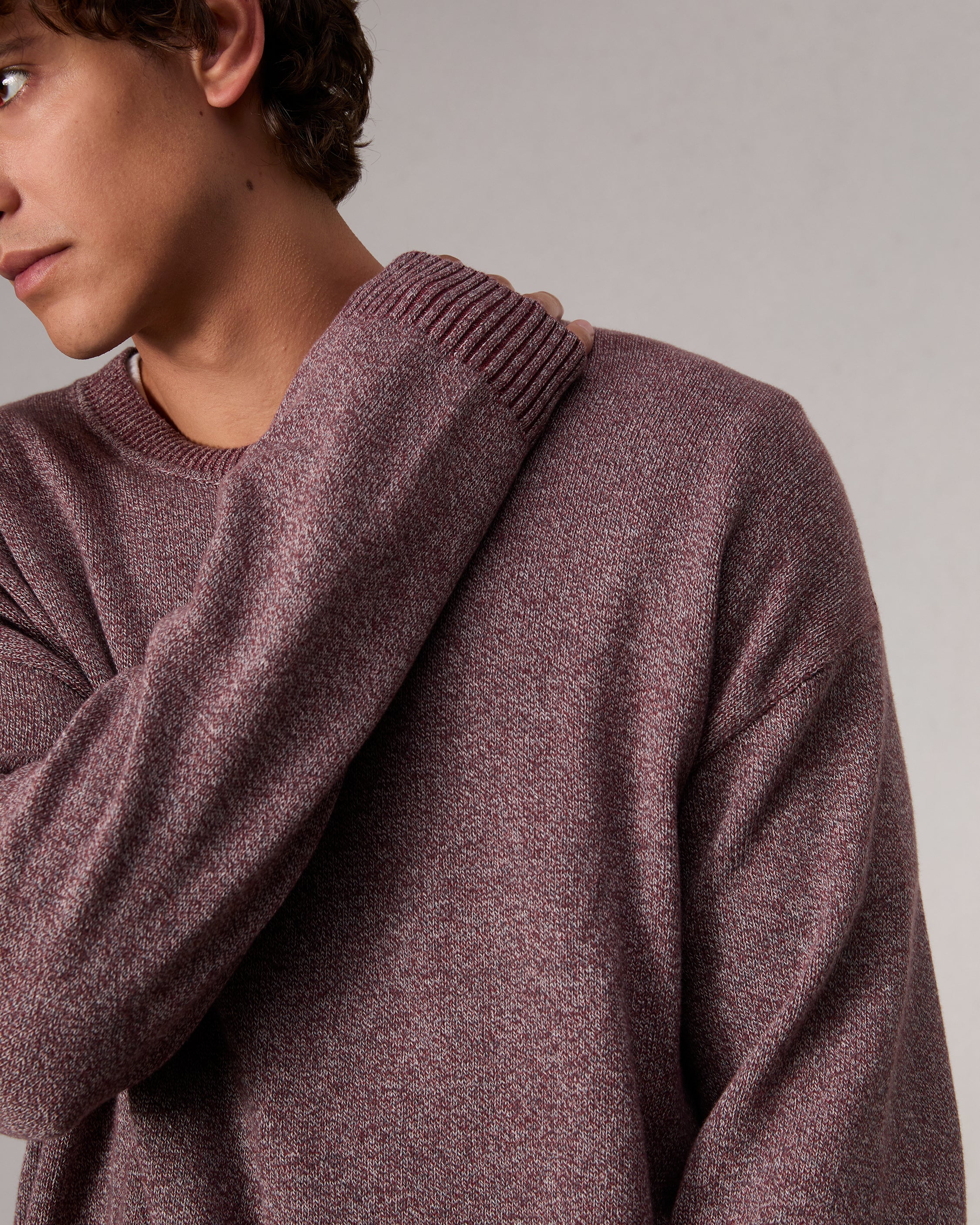 Marled Cotton Sweater - Image 5