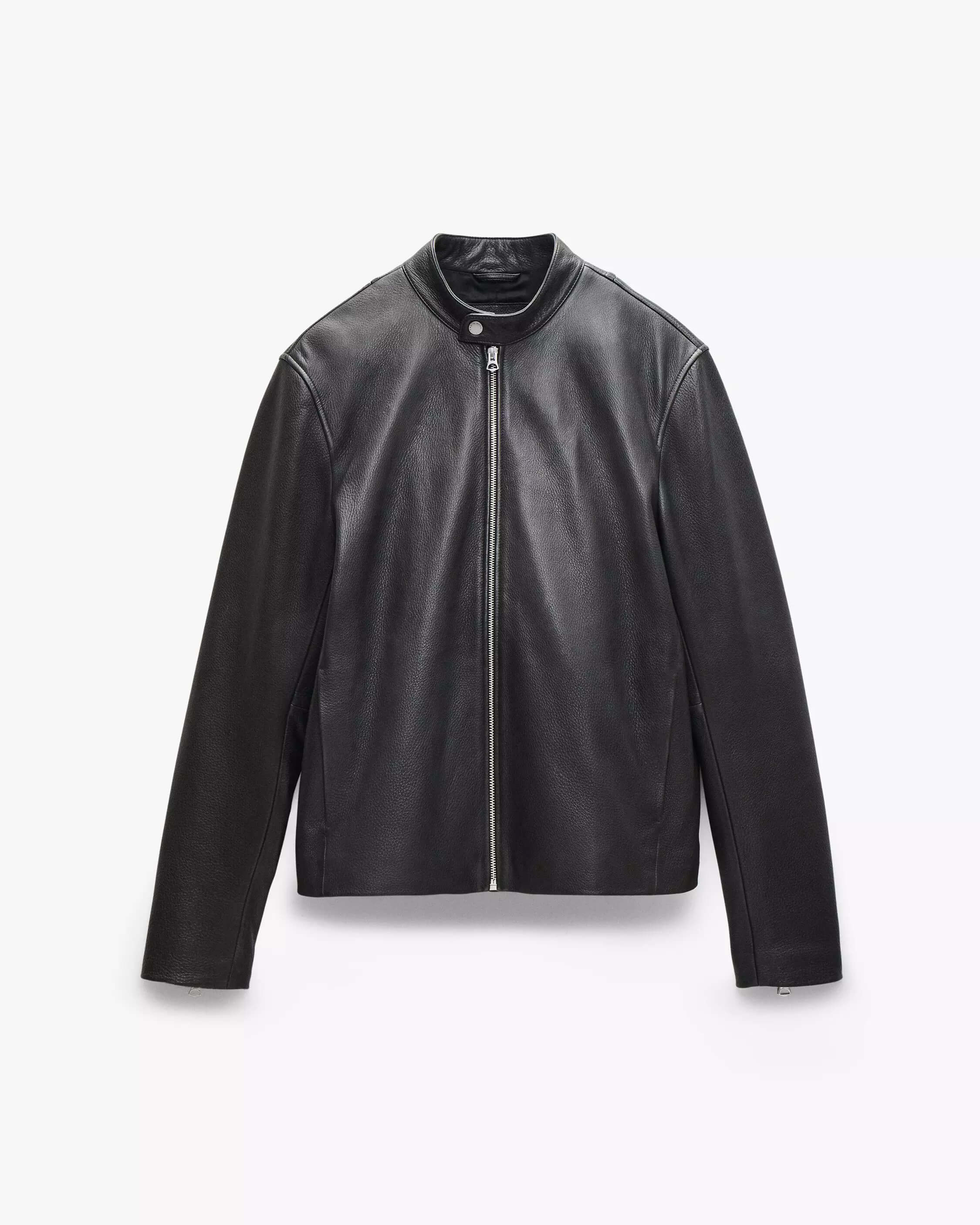 Café Racer Leather Jacket - Image 2