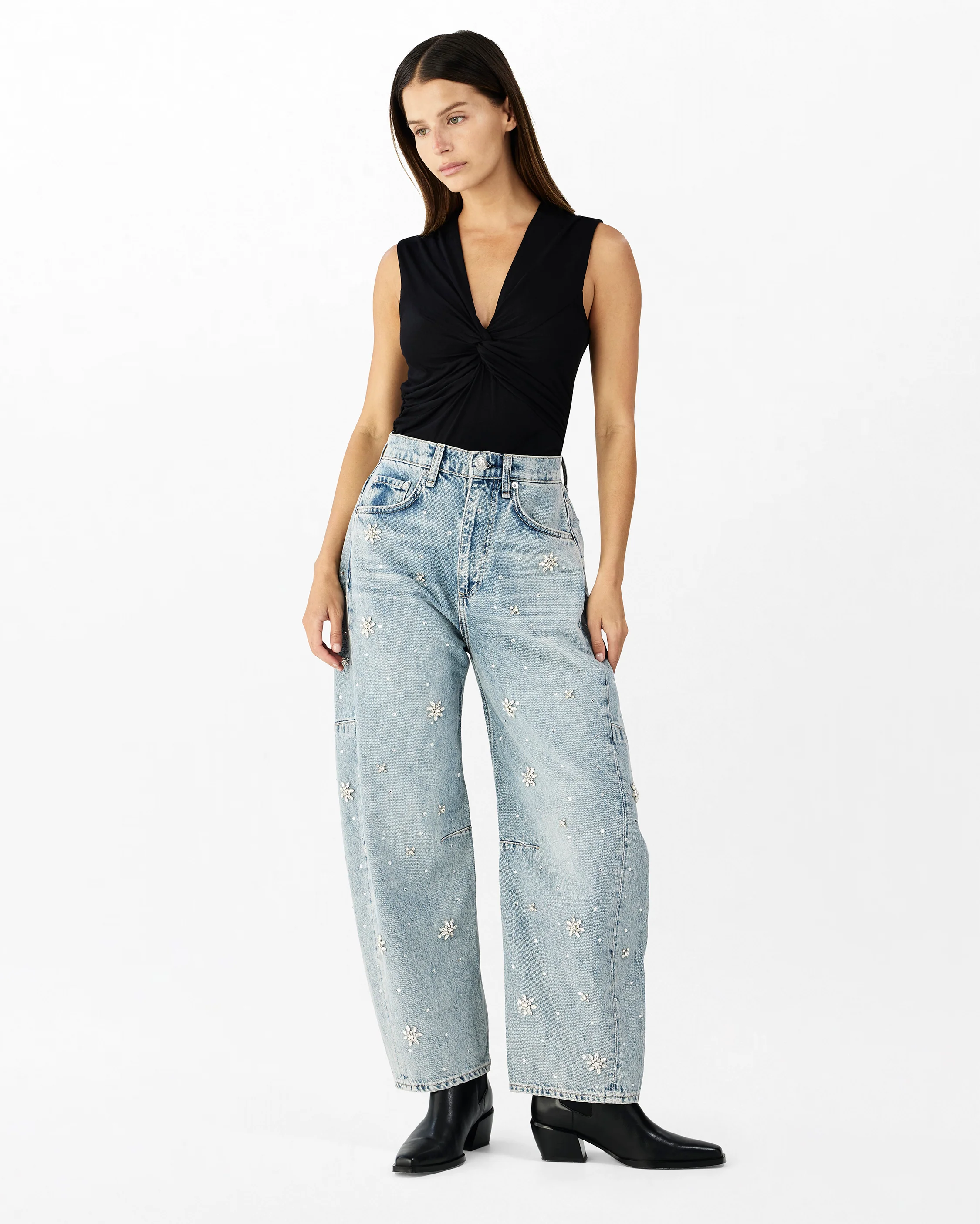 Charlie Ankle Barrel Jeans