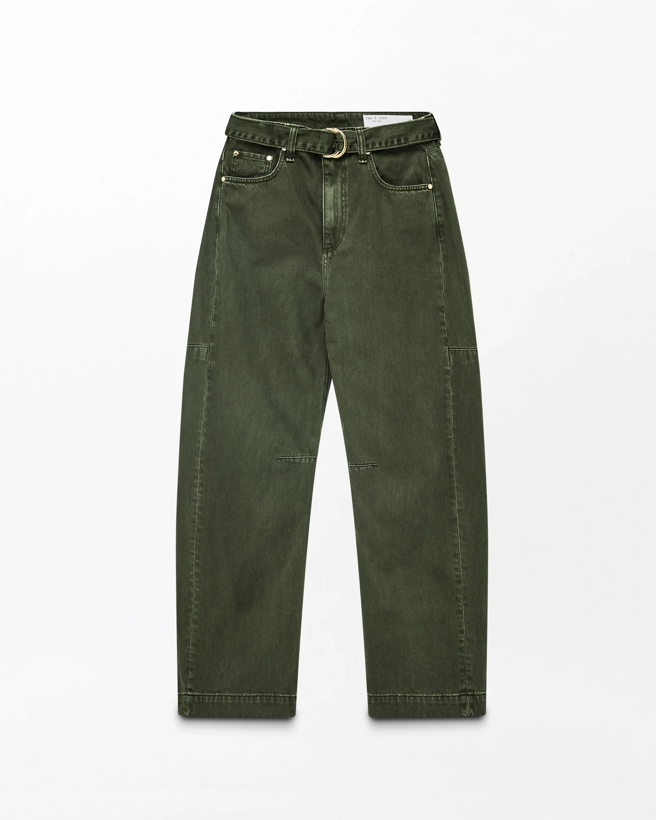 Charlie Belted Barrel Jeans - Image 2