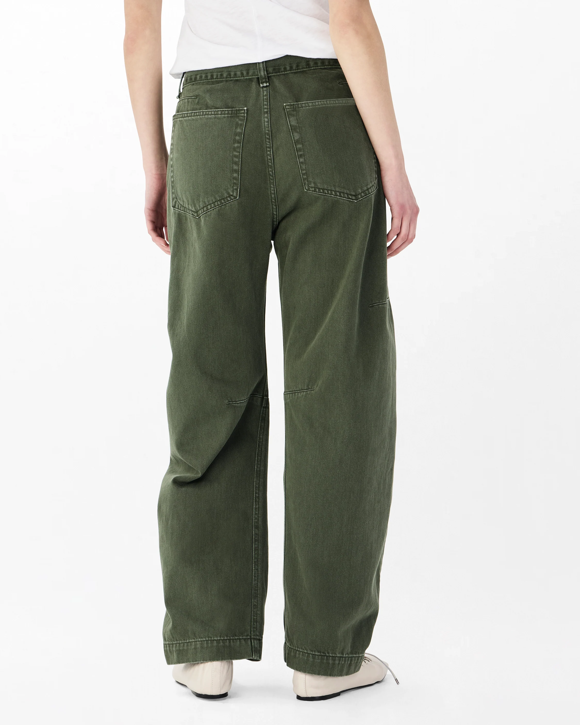 Charlie Belted Barrel Jeans - Image 6