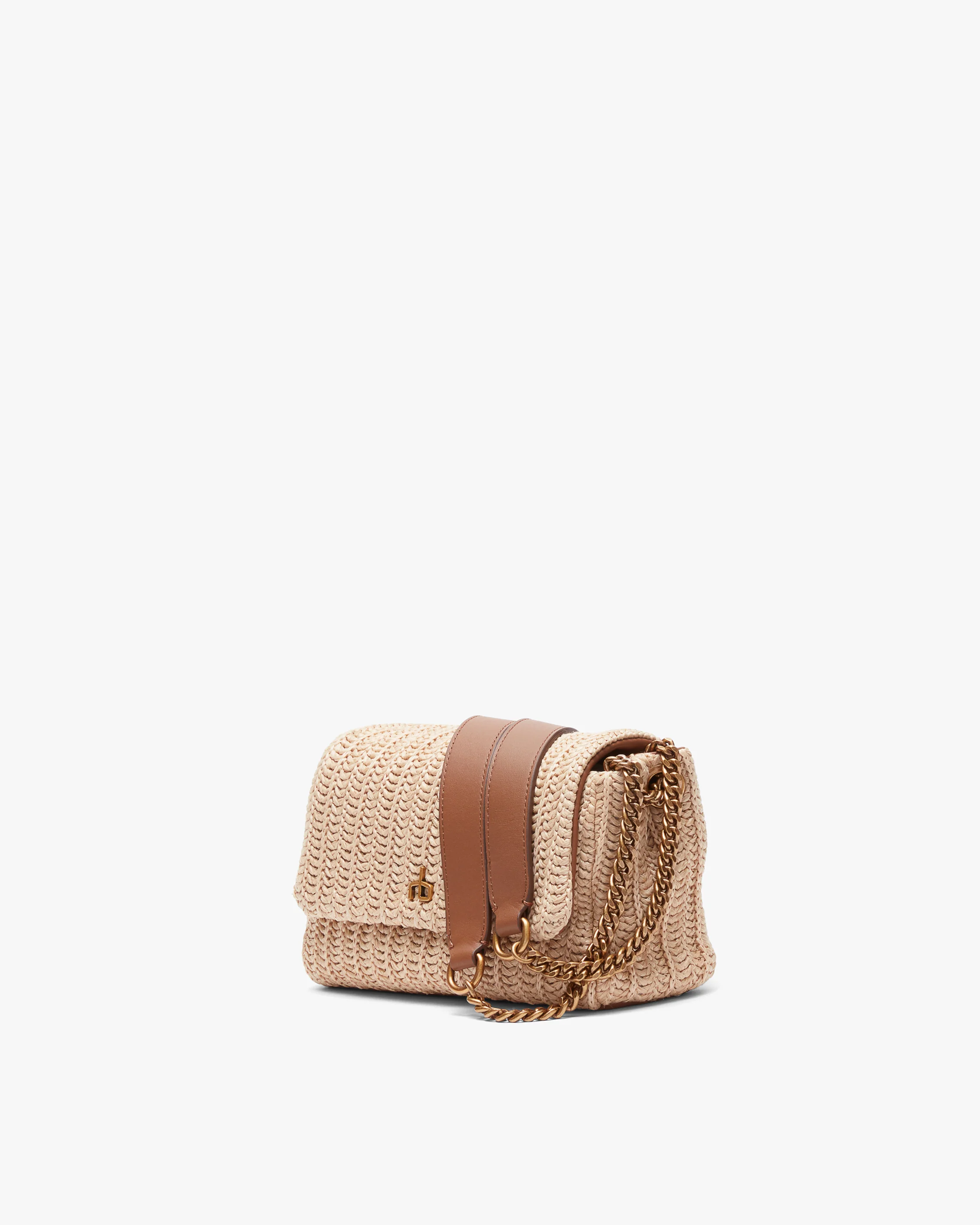 Chelsea Small Straw Flap Bag - Image 3