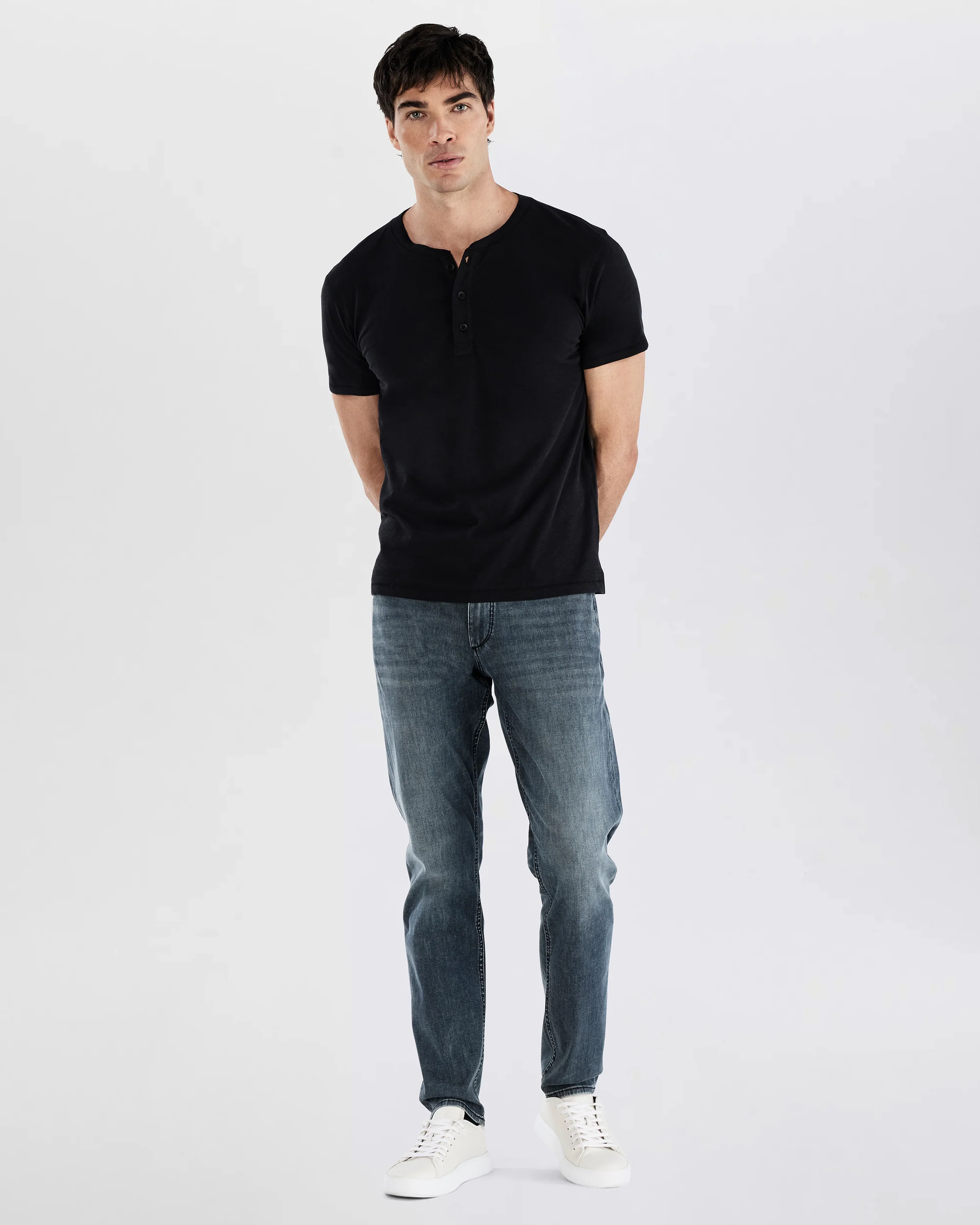 Classic Jersey Henley Tee - Image 3