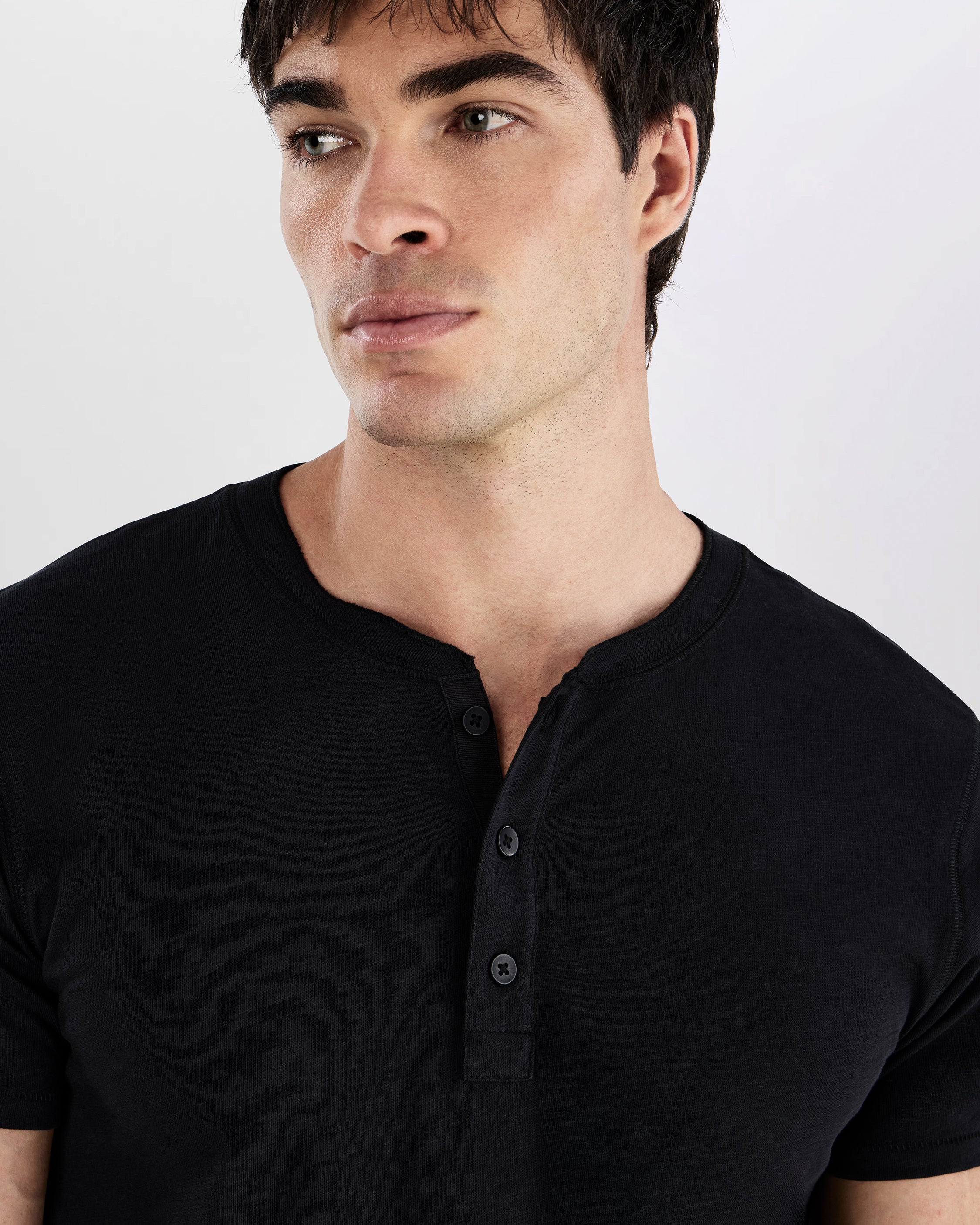 Classic Jersey Henley Tee - Image 5