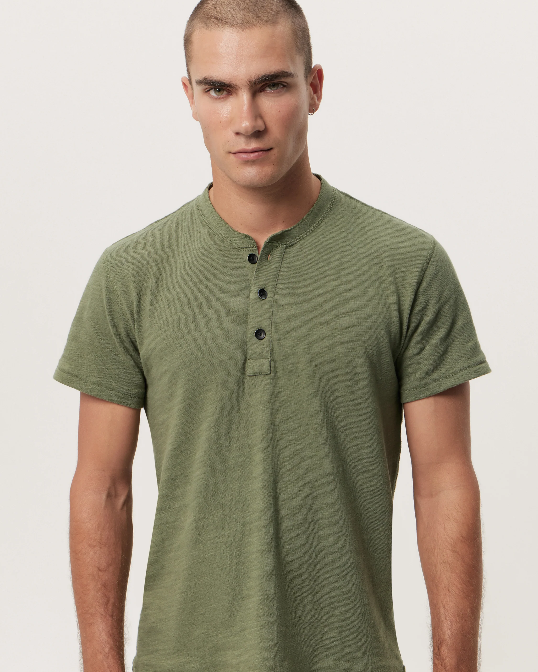 Classic Short Sleeve Flame Henley - Image 4