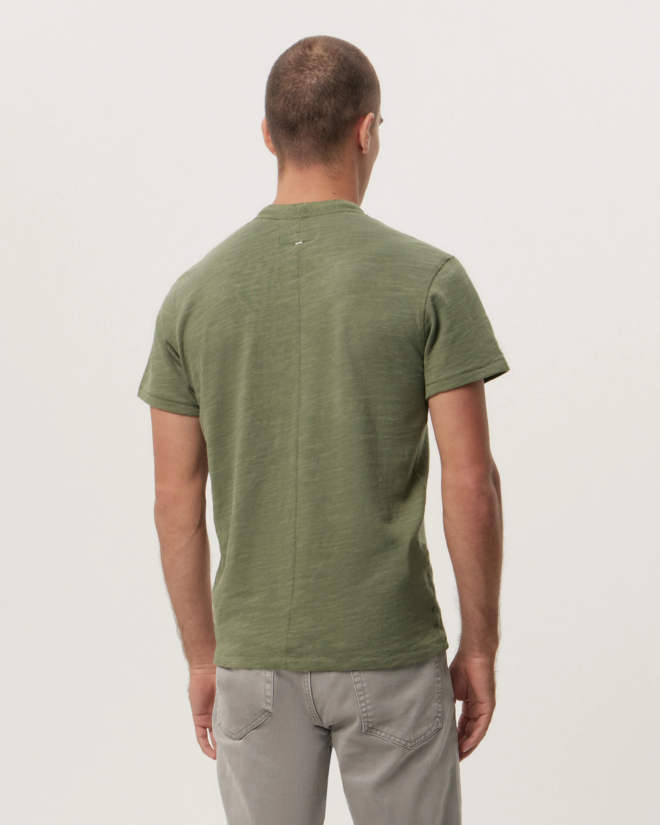 Classic Short Sleeve Flame Henley - Image 5