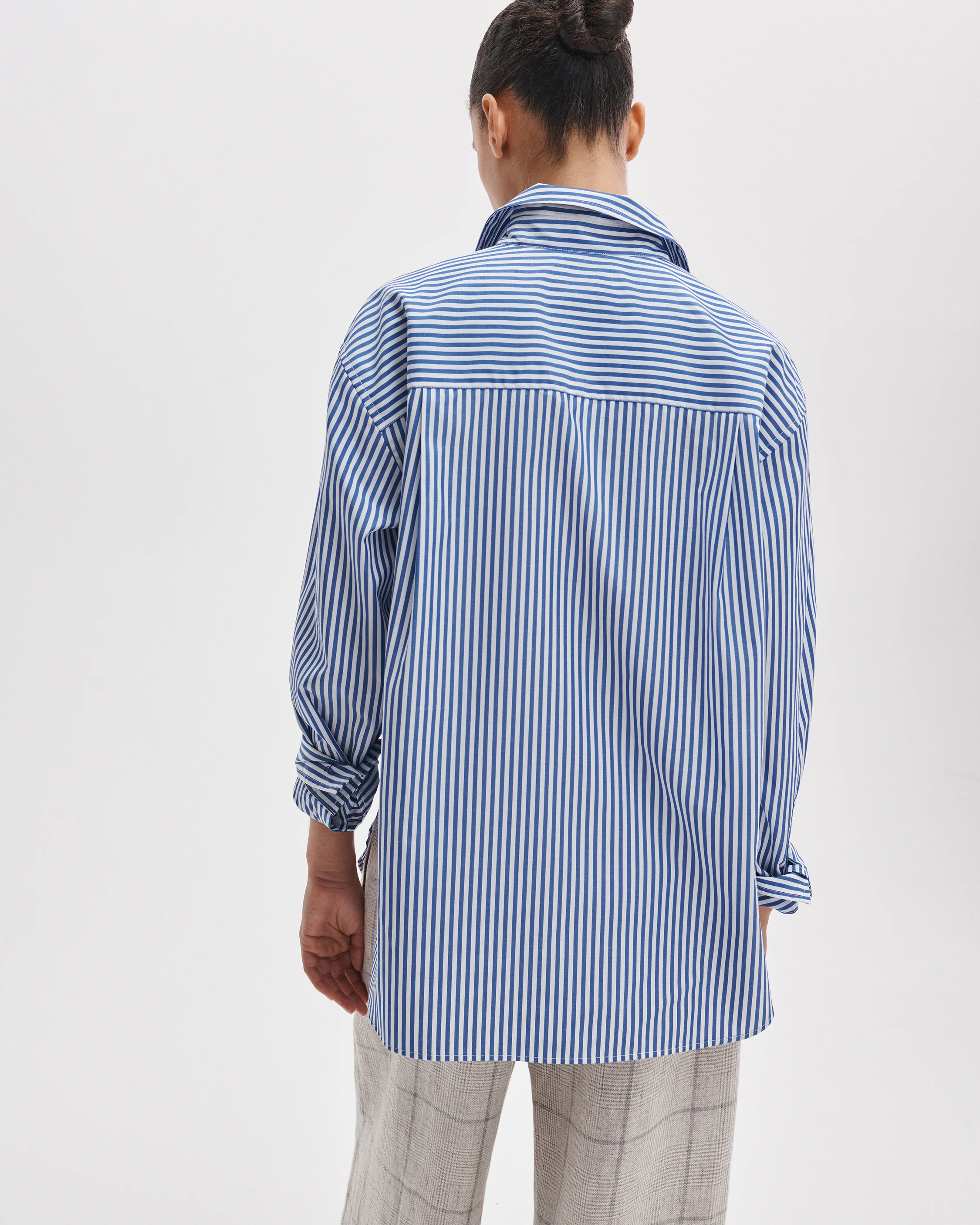 Connie Striped Poplin Shirt - Image 4