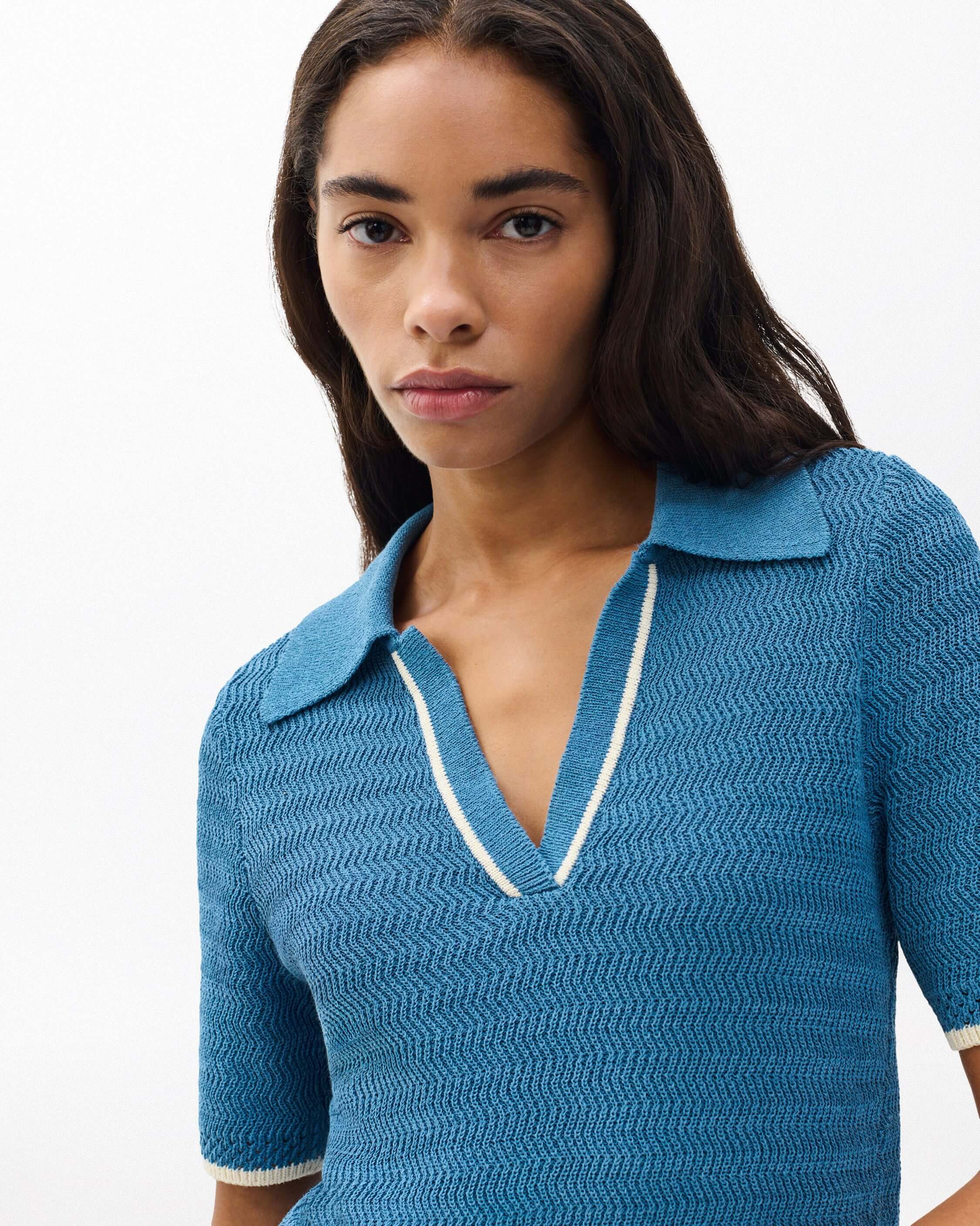 Costi Knit Polo Shirt - Image 4