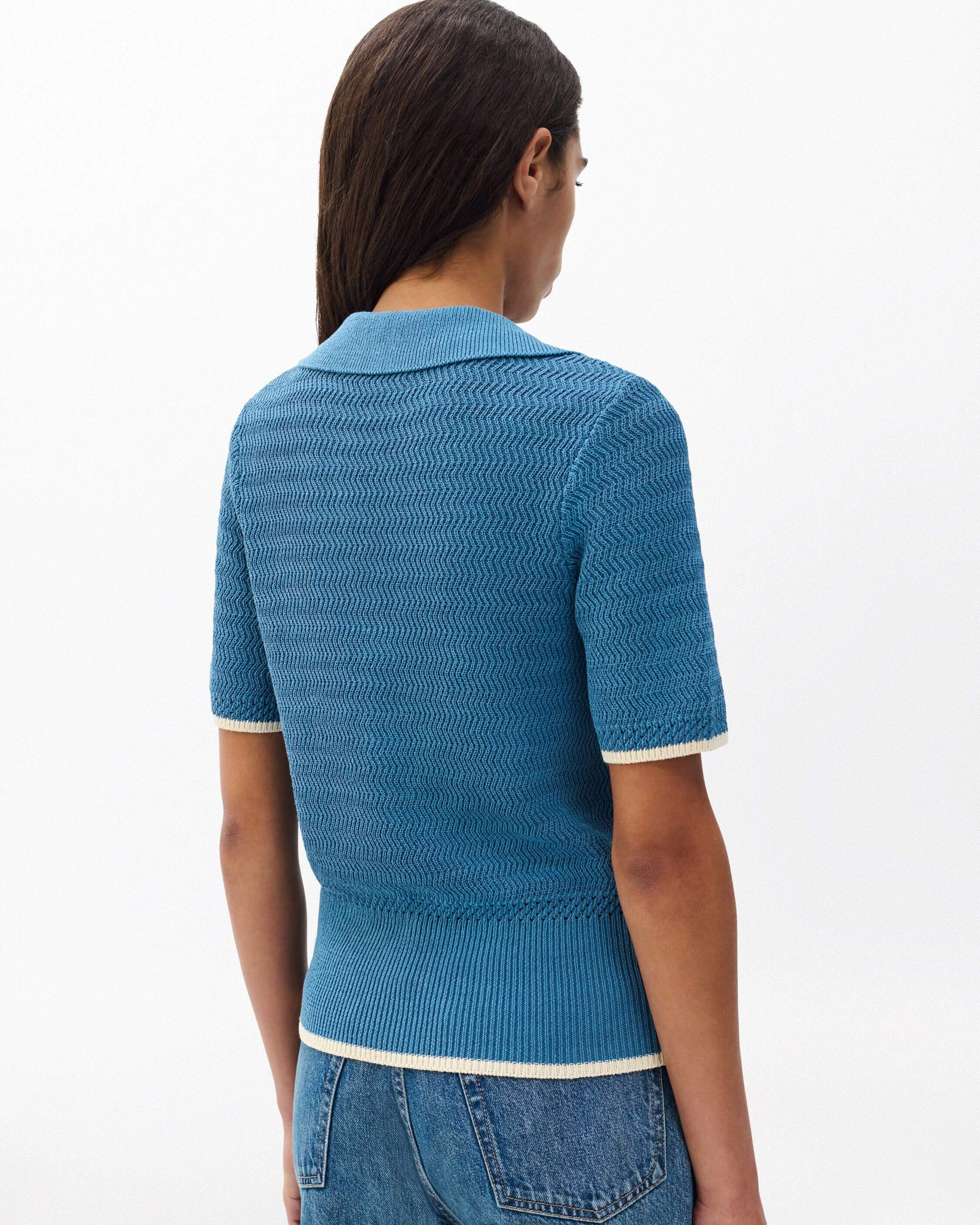 Costi Knit Polo Shirt - Image 6