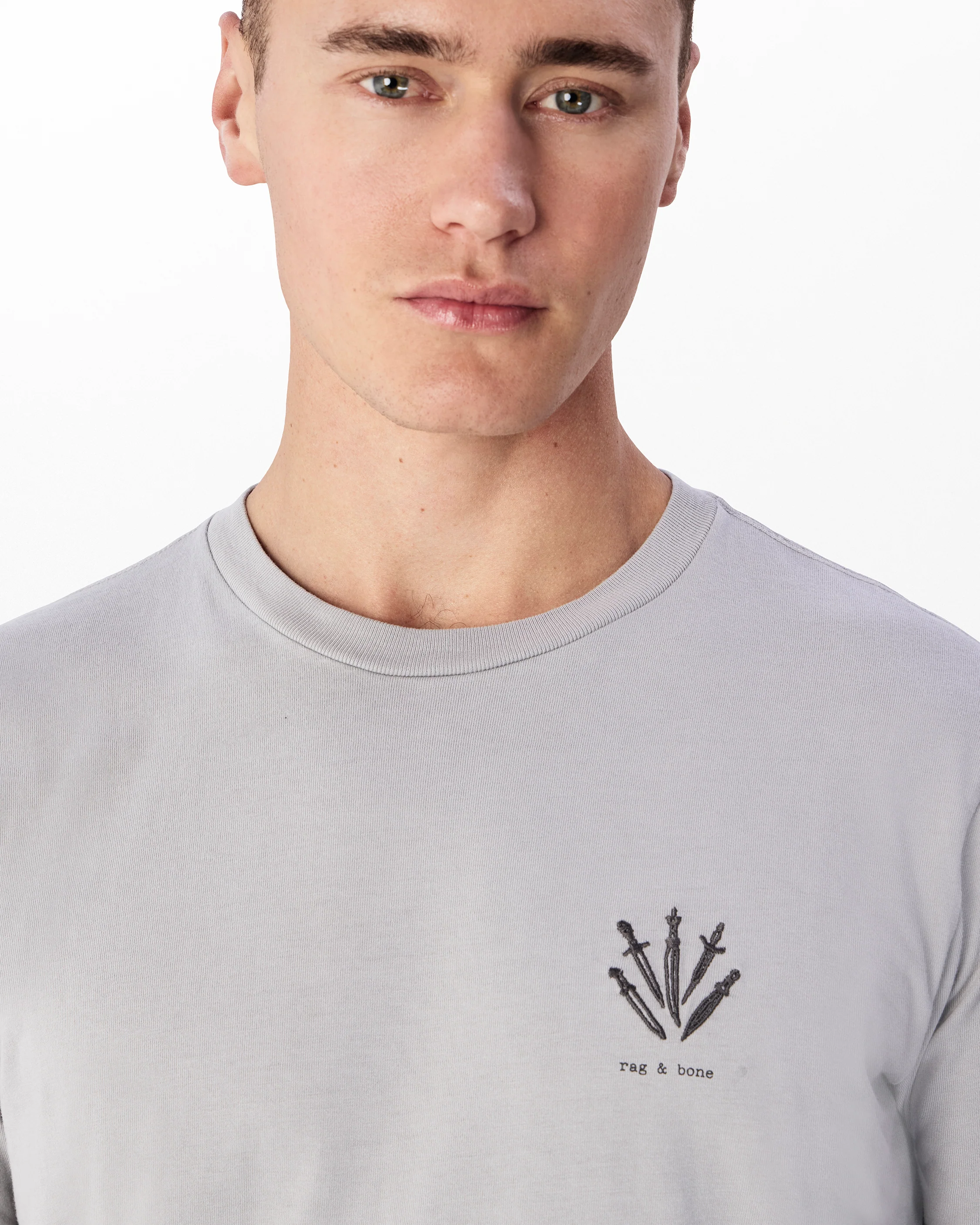 Dagger Embroidered Tee - Image 3