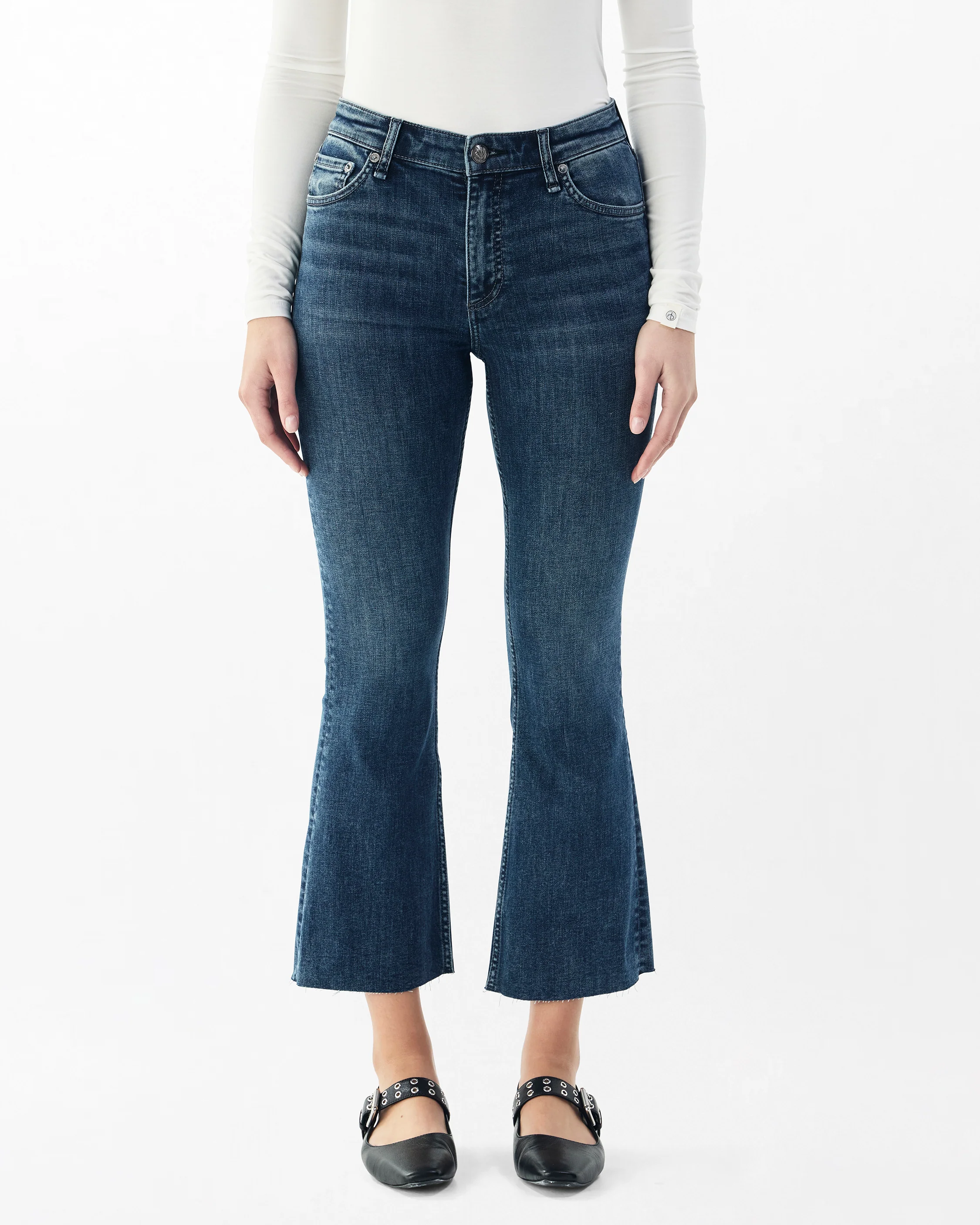 Dahlia Ankle Flare Jeans - Image 3