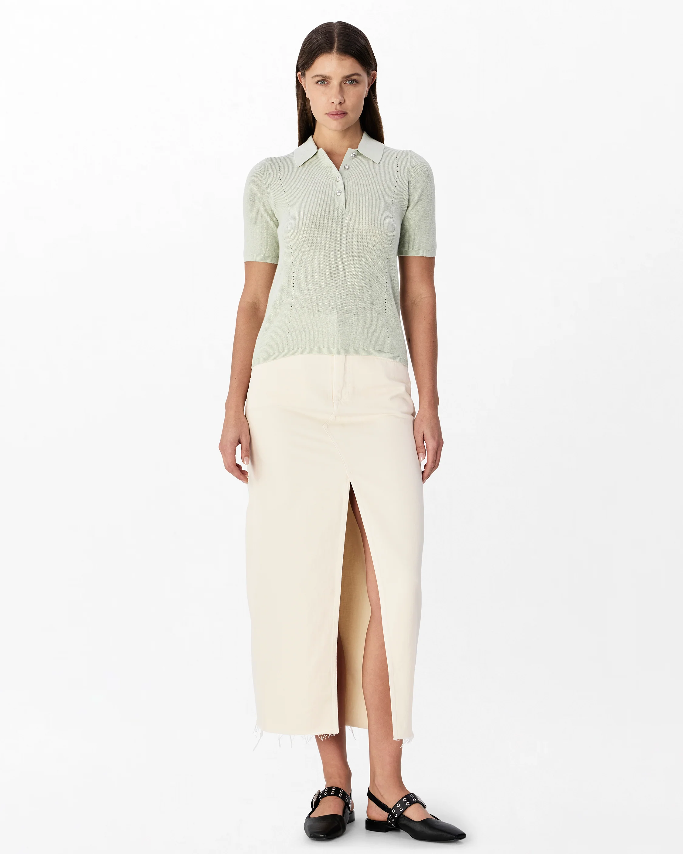 Darcey Cotton Cashmere Polo - Image 4